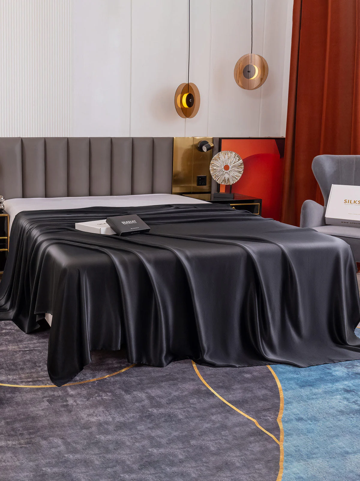 19Momme Mulberry Silk Seamless Flat Sheet - Image 11