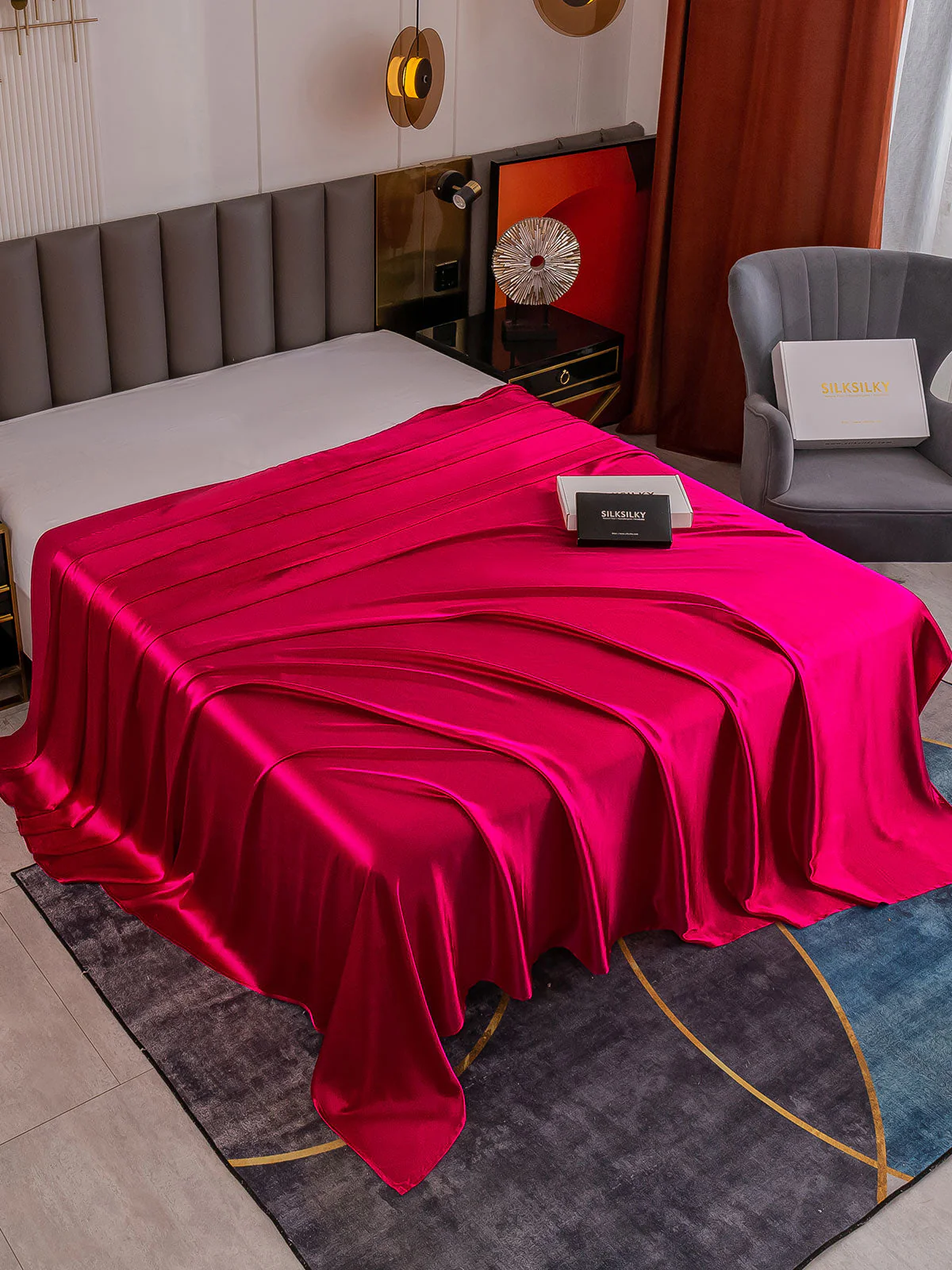19Momme Mulberry Silk Seamless Flat Sheet - Image 19
