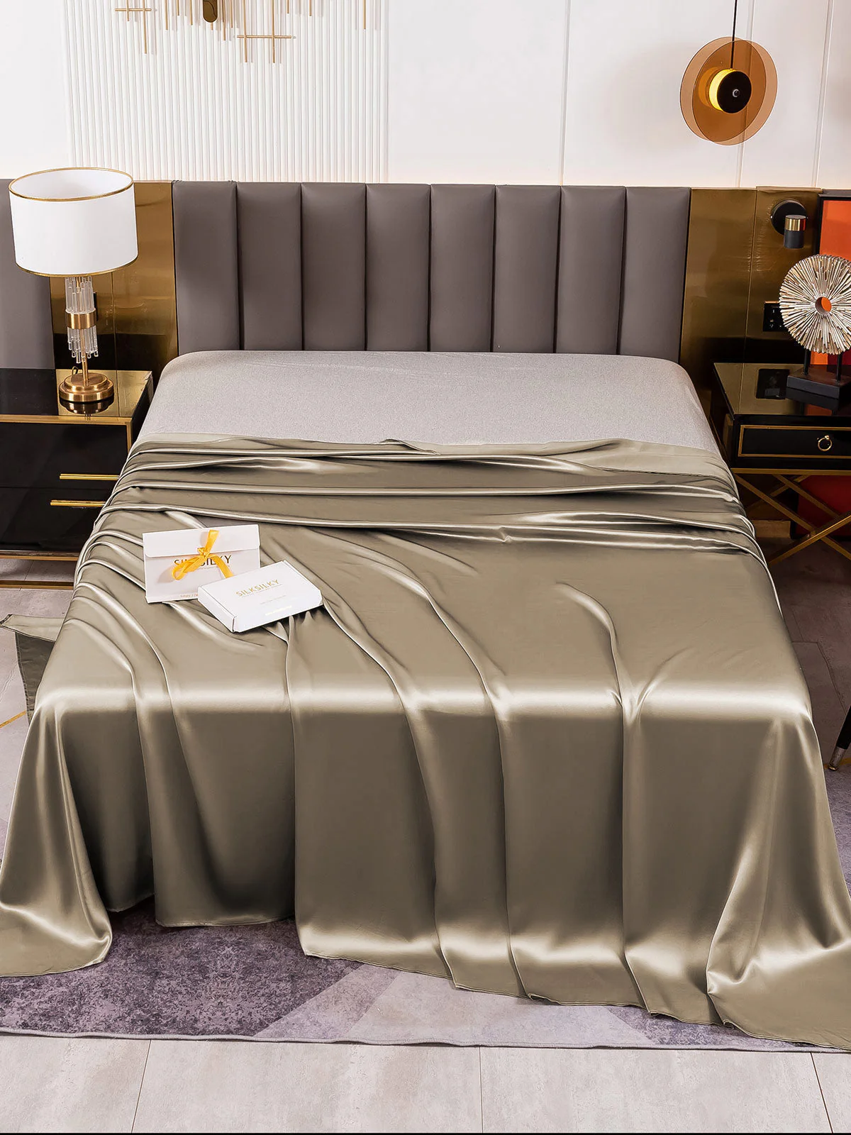 19Momme Mulberry Silk Seamless Flat Sheet - Image 34