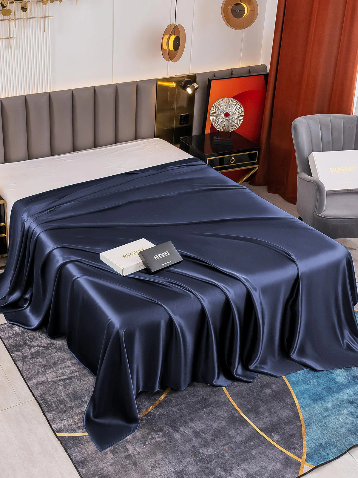19Momme Mulberry Silk Seamless Flat Sheet - Image 4