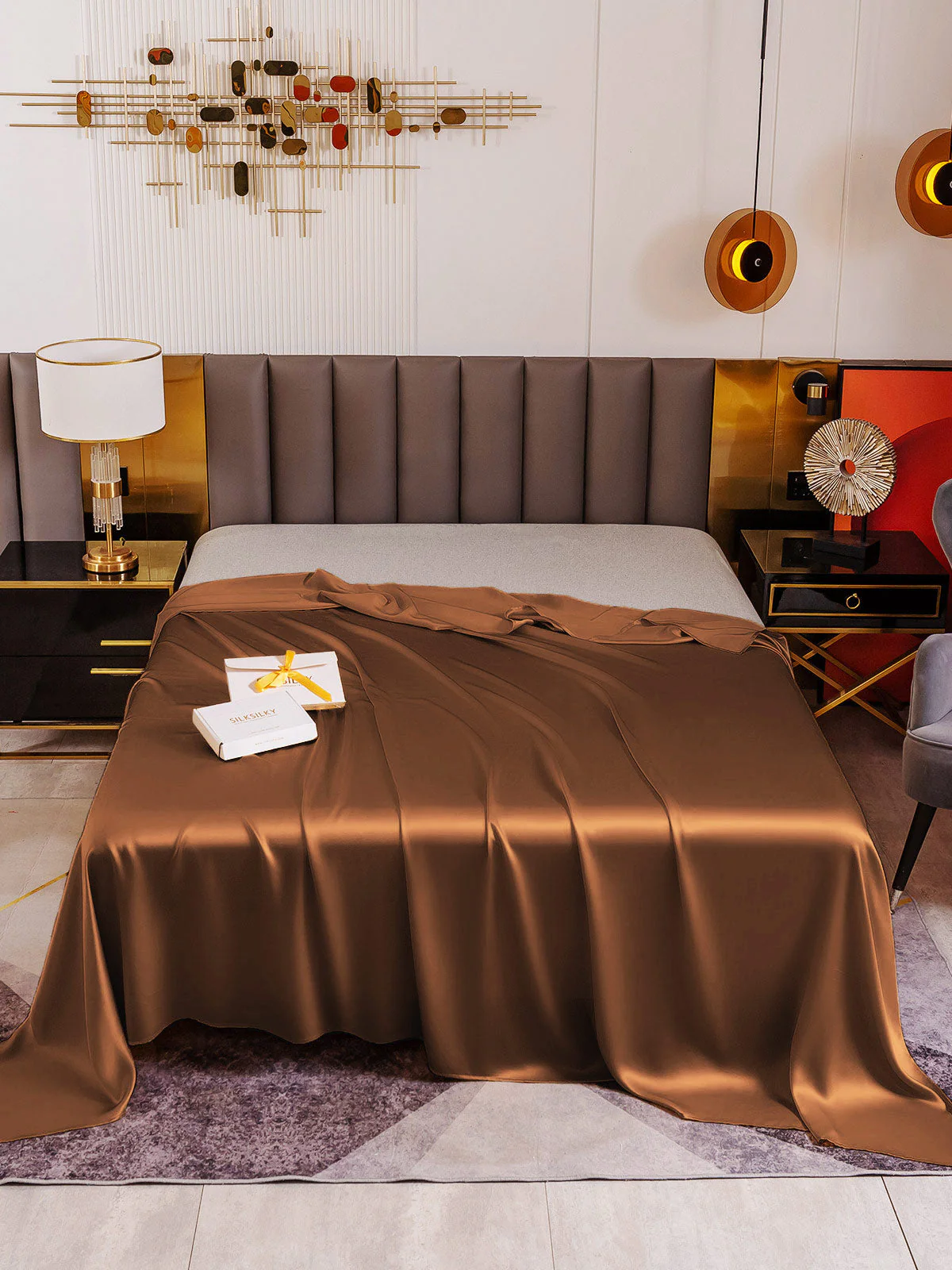 19Momme Mulberry Silk Seamless Flat Sheet - Image 40