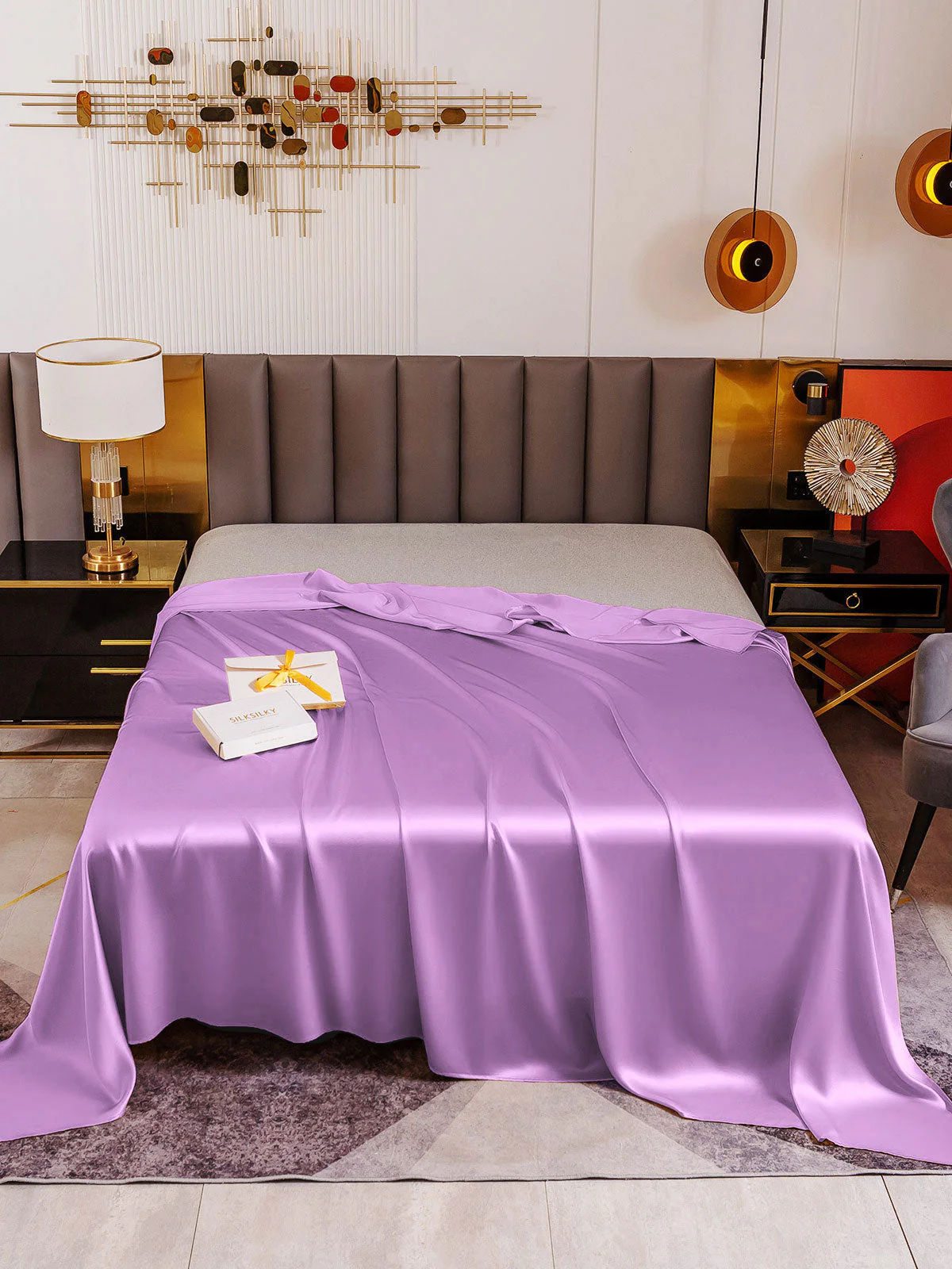 19Momme Mulberry Silk Seamless Flat Sheet - Image 49