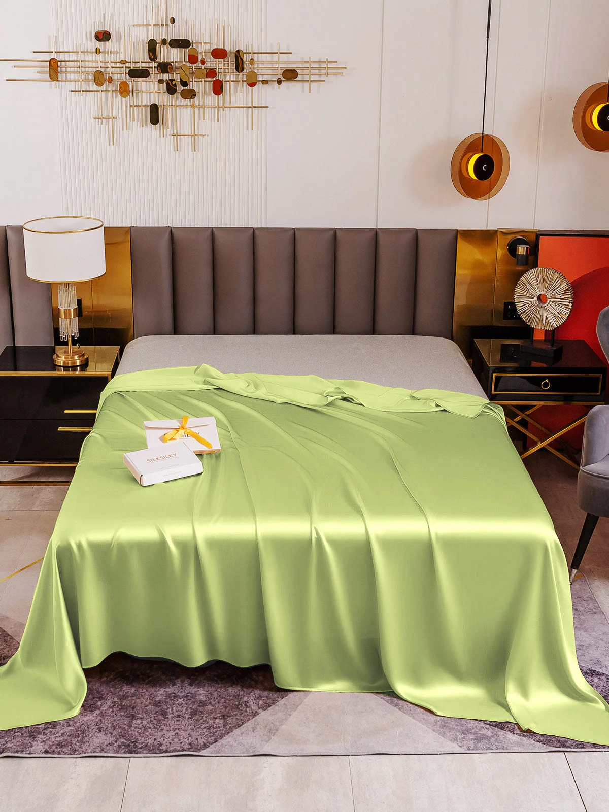 19Momme Mulberry Silk Seamless Flat Sheet - Image 52