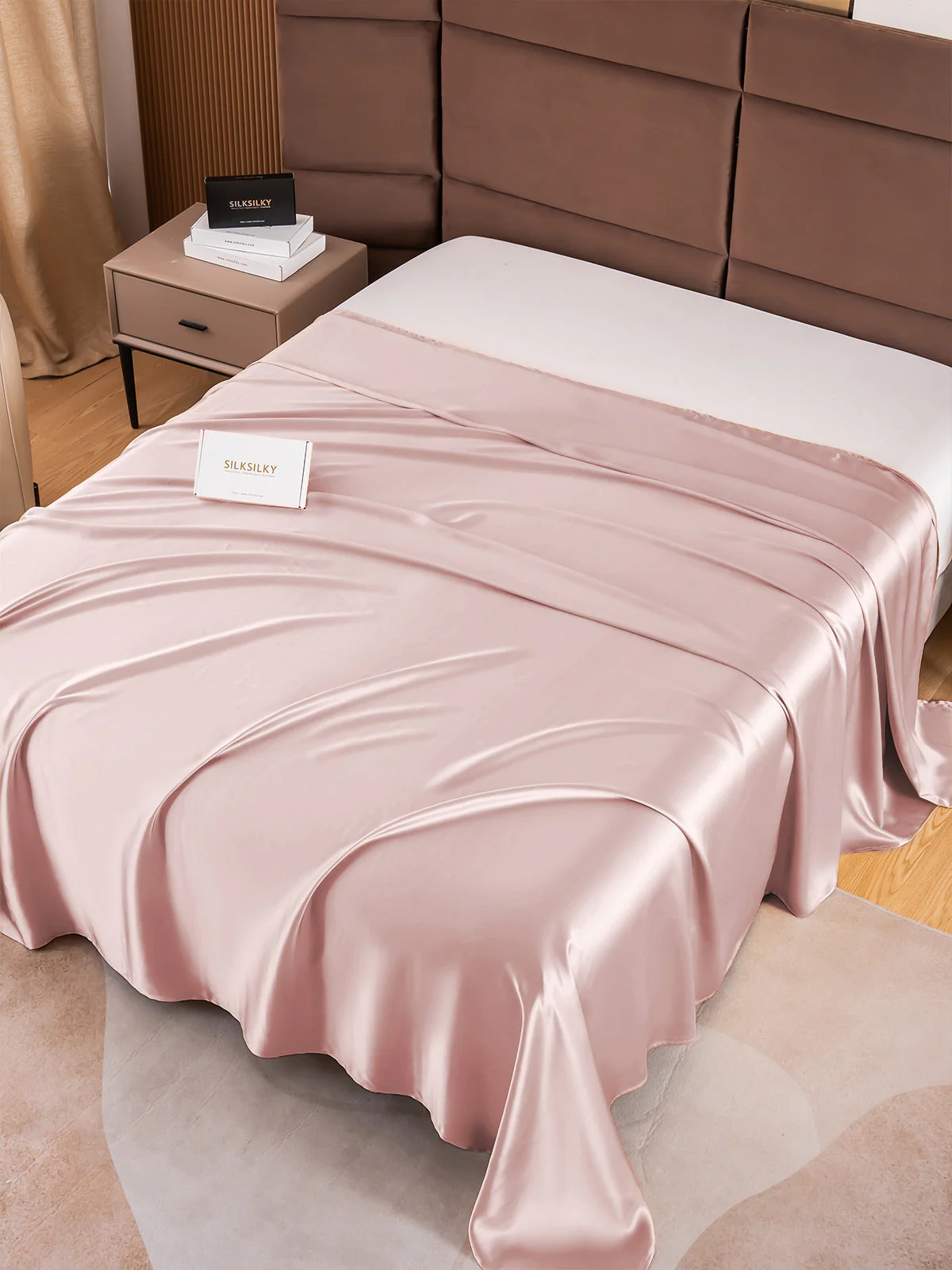 19Momme Mulberry Silk Seamless Flat Sheet - Image 56