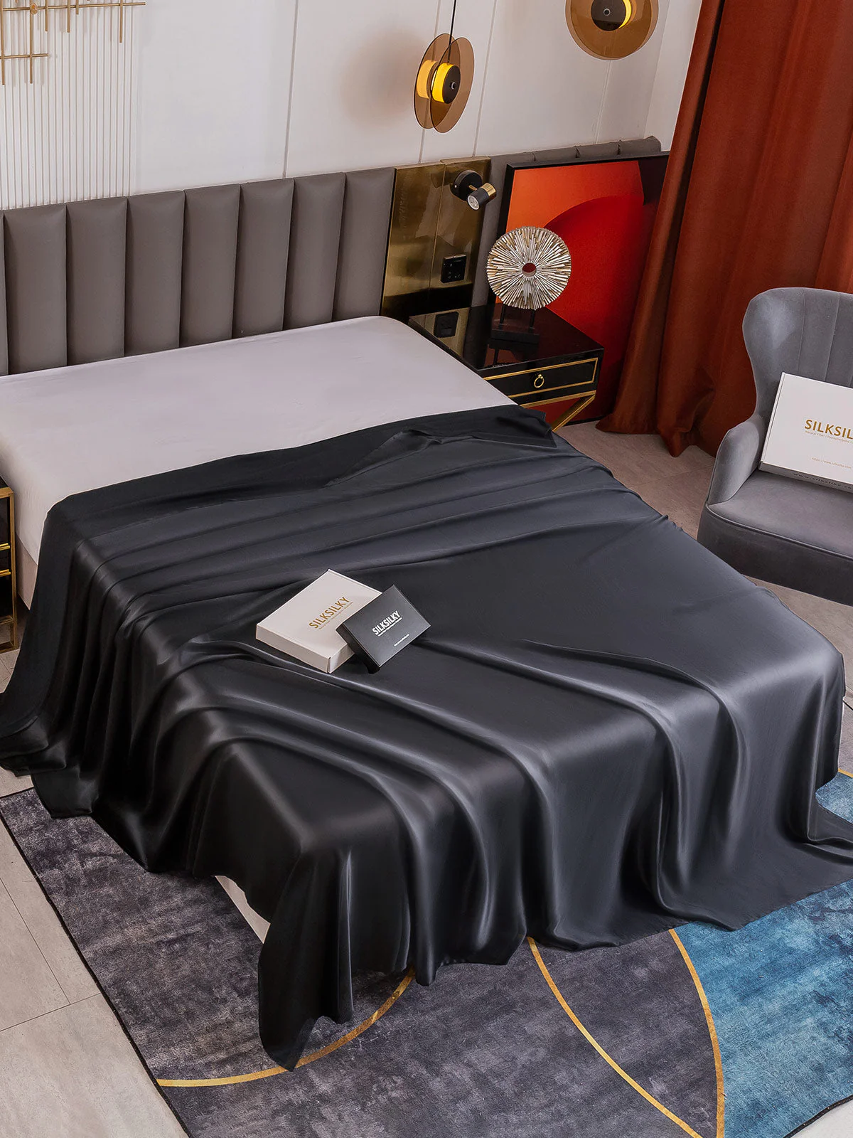 19Momme Mulberry Silk Seamless Flat Sheet - Image 9