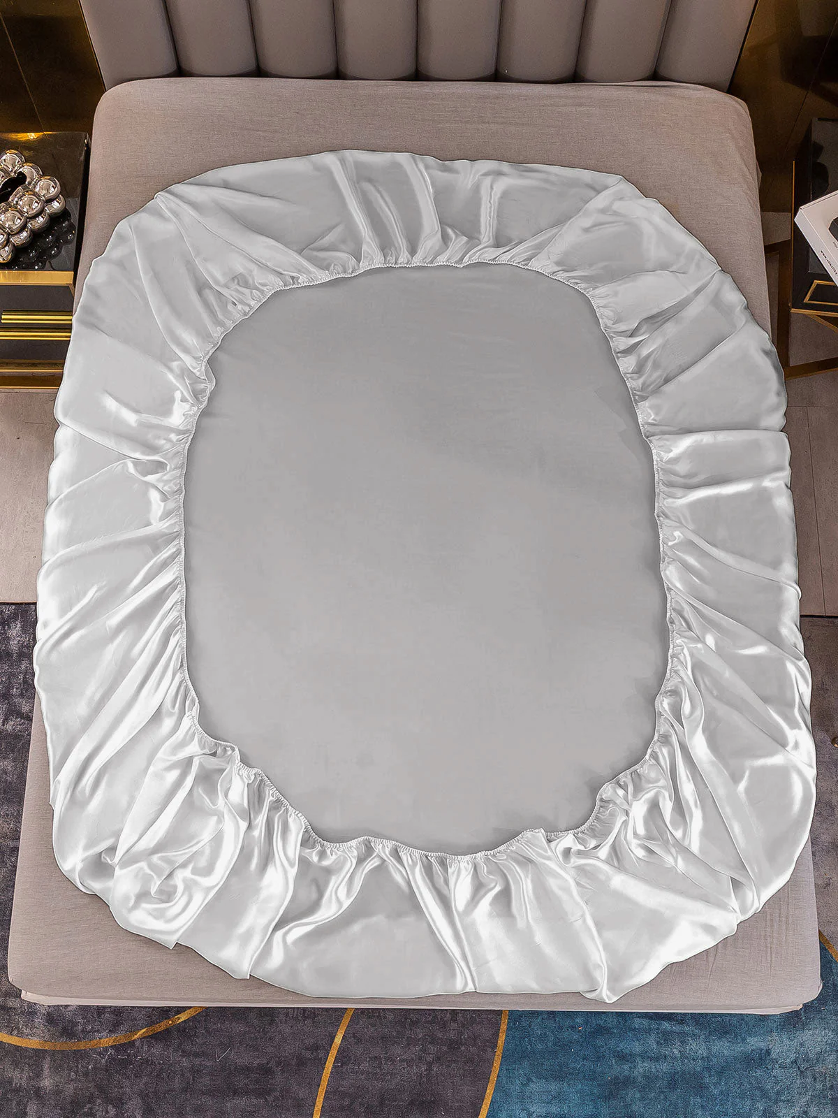 19Momme Mulberry Silk Seamless Fitted Sheet - Image 35