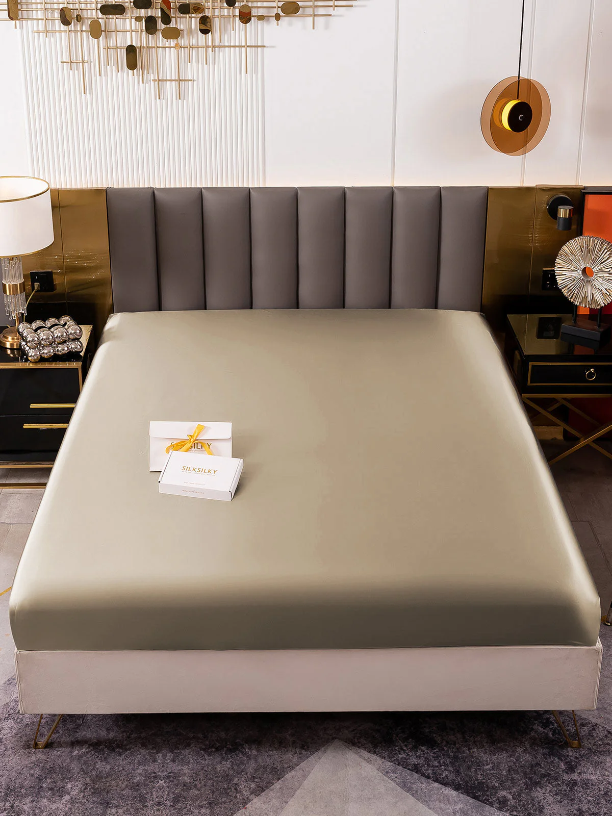 19Momme Mulberry Silk Seamless Fitted Sheet - Image 38