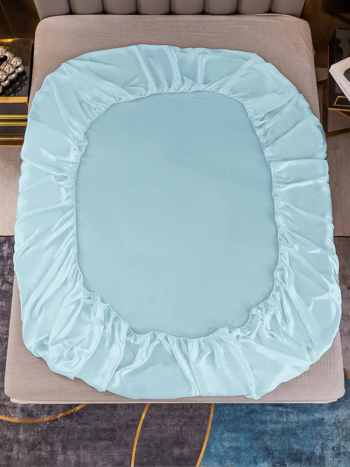 19Momme Mulberry Silk Seamless Fitted Sheet - Image 51