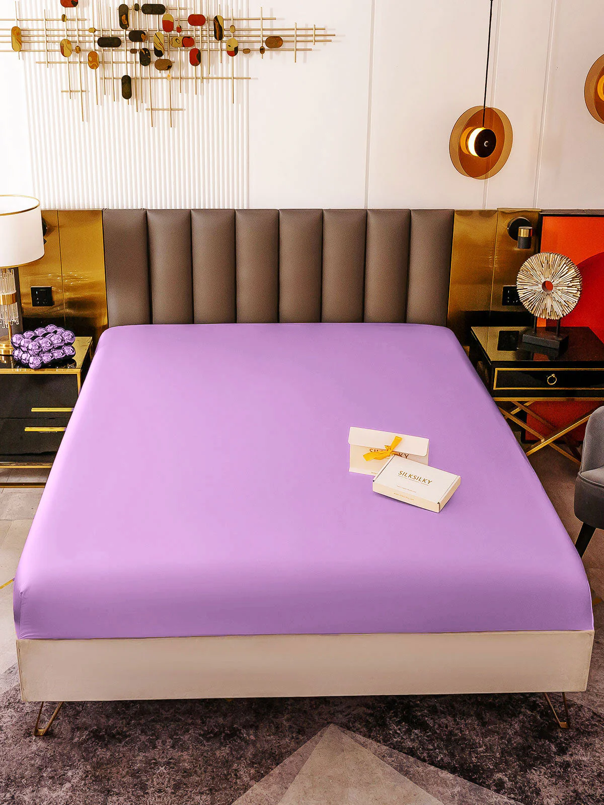 19Momme Mulberry Silk Seamless Fitted Sheet - Image 58