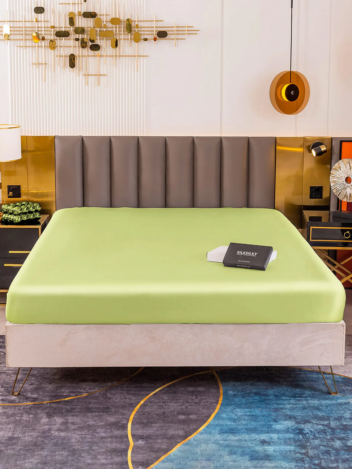 19Momme Mulberry Silk Seamless Fitted Sheet - Image 62