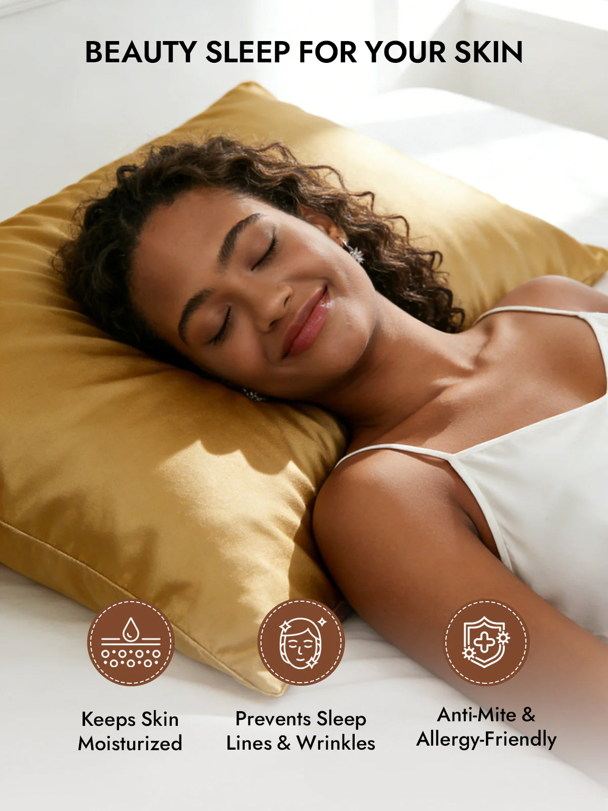 19Momme 100% Mulberry Silk Pillowcase - Hidden Zipper - Image 73