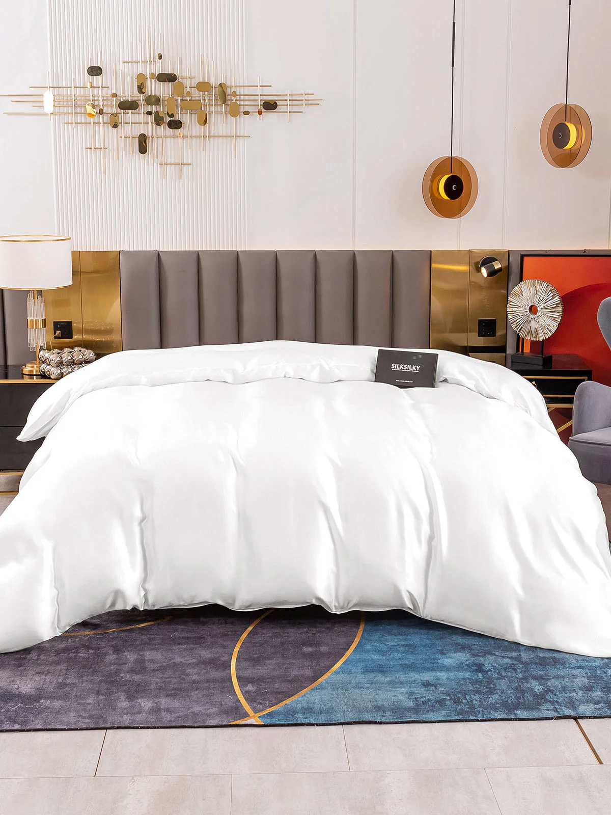 19Momme Mulberry Silk Seamless Duvet Cover - Image 11