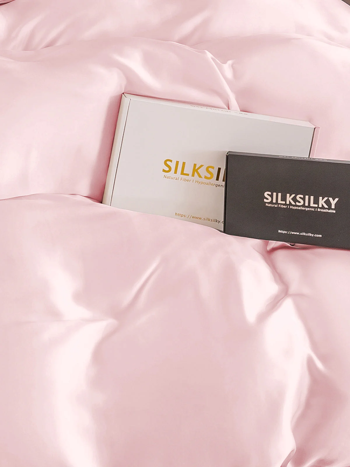 19Momme Mulberry Silk Seamless Duvet Cover - Image 16