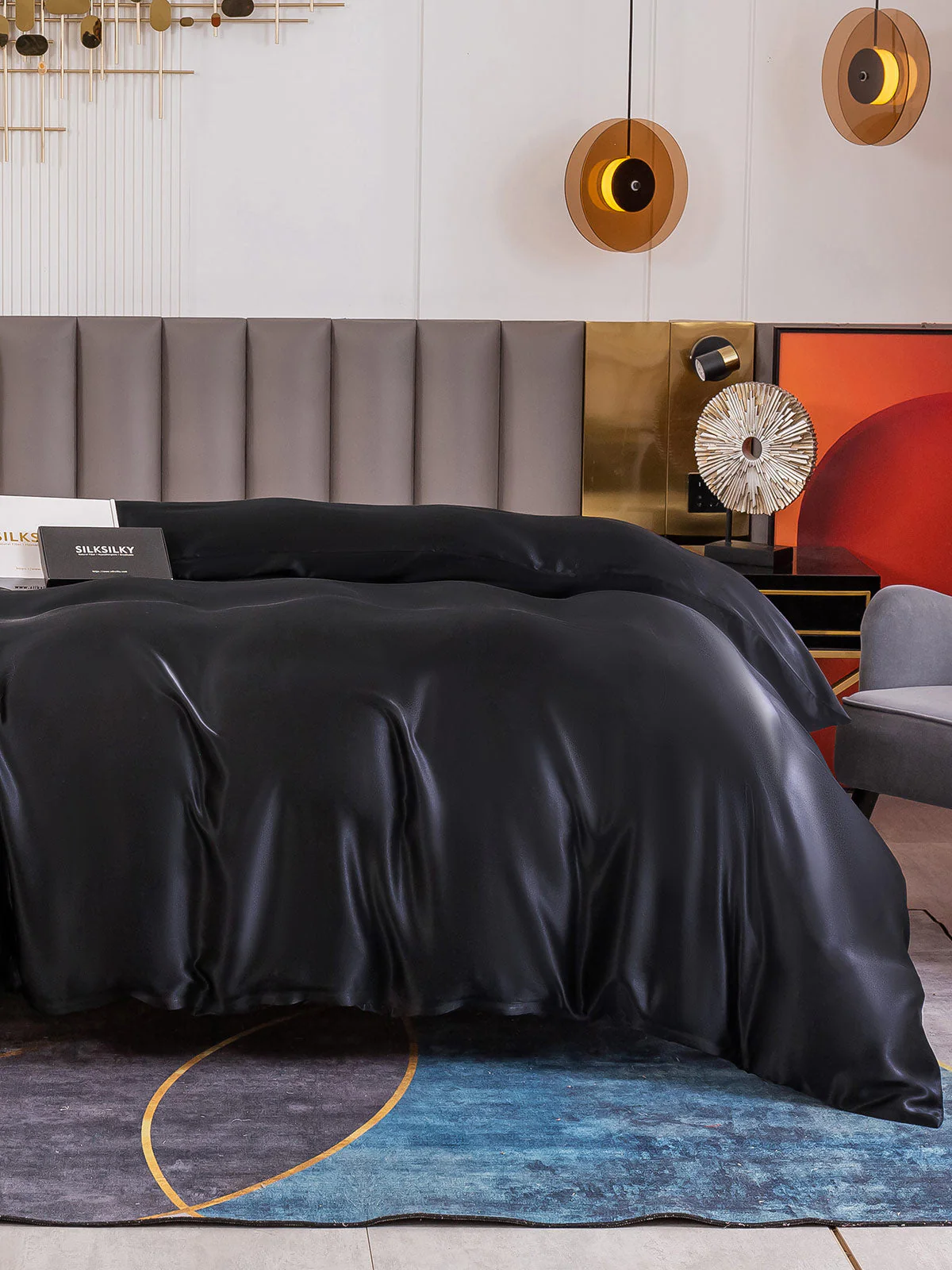19Momme Mulberry Silk Seamless Duvet Cover - Image 28