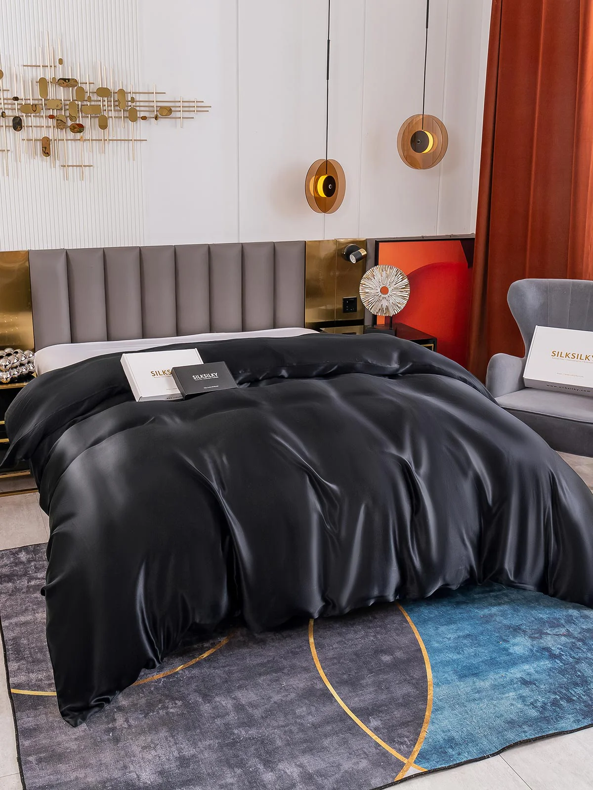 19Momme Mulberry Silk Seamless Duvet Cover - Image 29