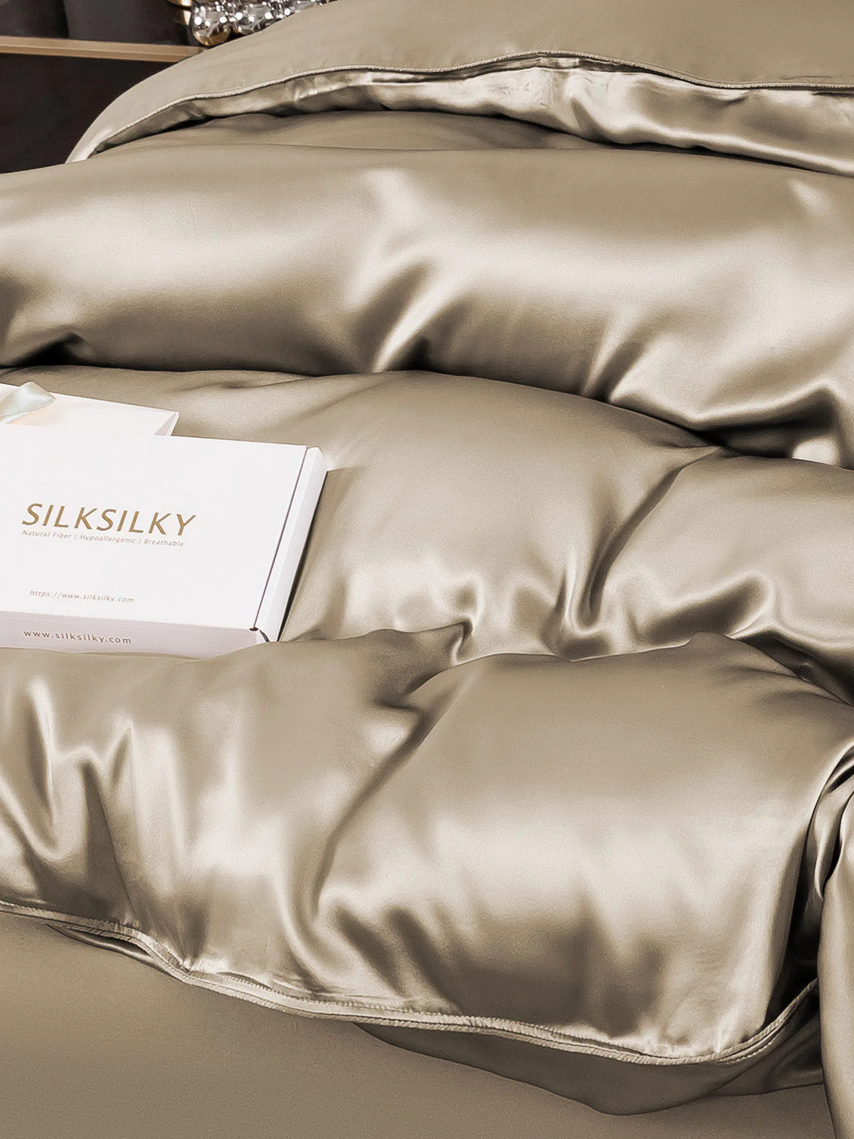 19Momme Mulberry Silk Seamless Duvet Cover - Image 37