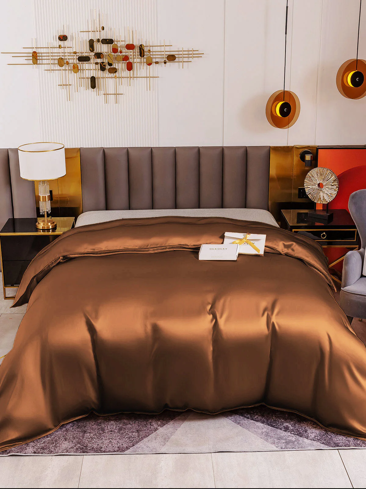 19Momme Mulberry Silk Seamless Duvet Cover - Image 42