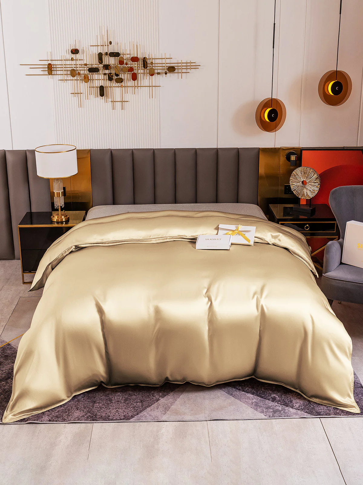 19Momme Mulberry Silk Seamless Duvet Cover - Image 48