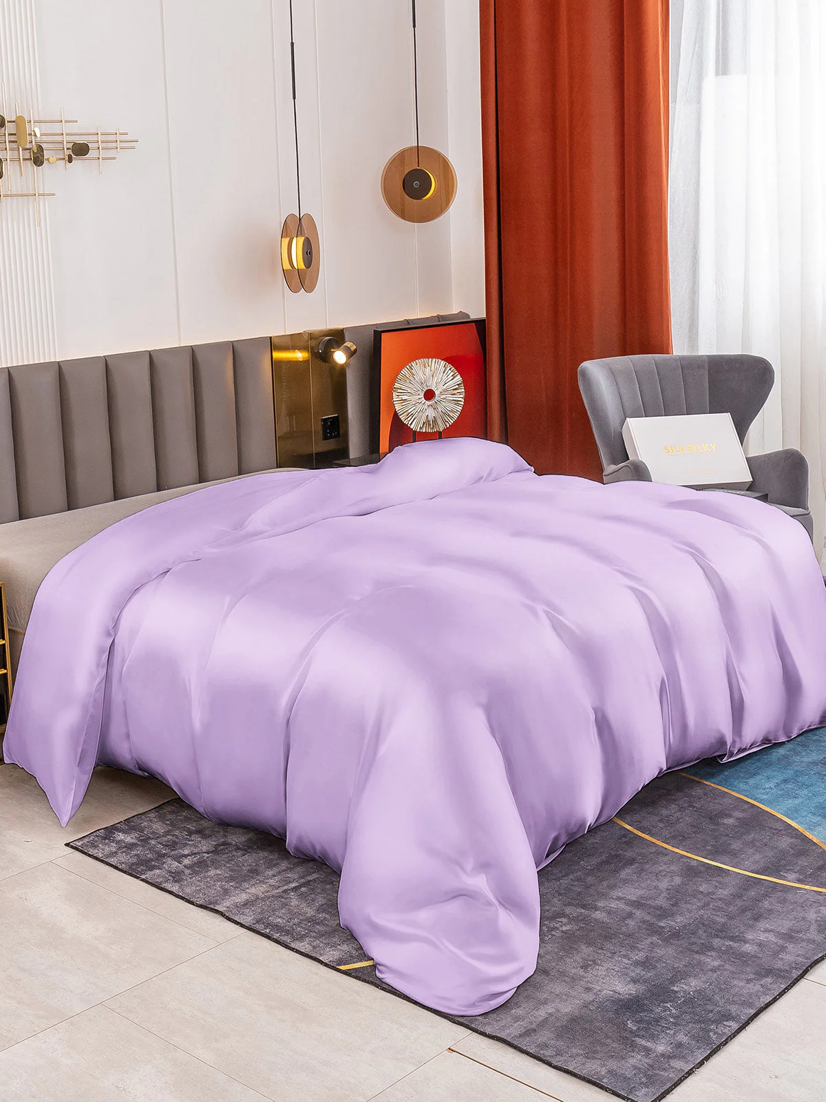 19Momme Mulberry Silk Seamless Duvet Cover - Image 50