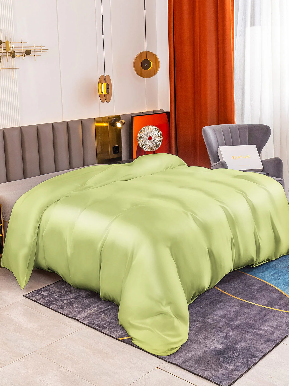 19Momme Mulberry Silk Seamless Duvet Cover - Image 53