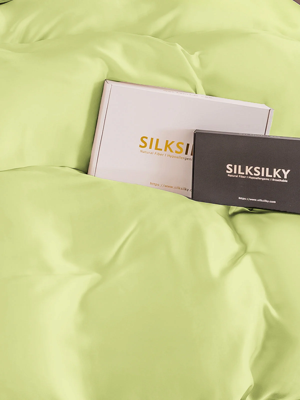 19Momme Mulberry Silk Seamless Duvet Cover - Image 55