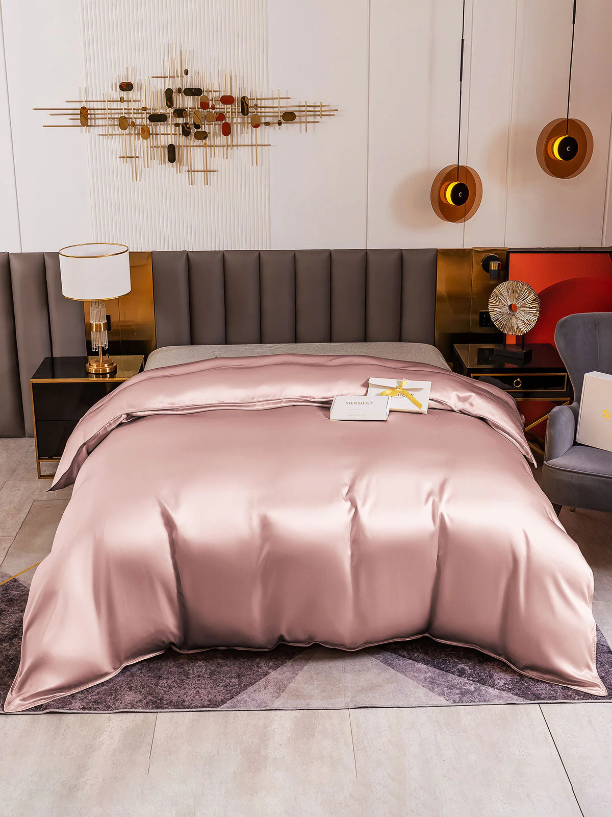 19Momme Mulberry Silk Seamless Duvet Cover - Image 61