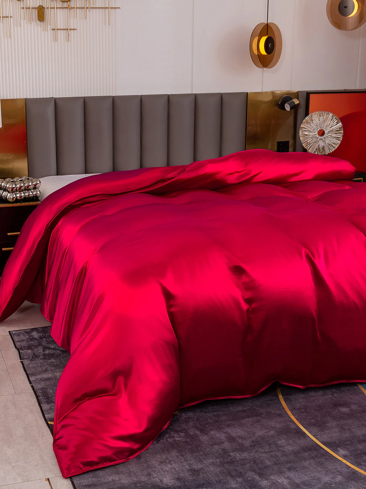 19Momme Mulberry Silk Seamless Duvet Cover - Image 8