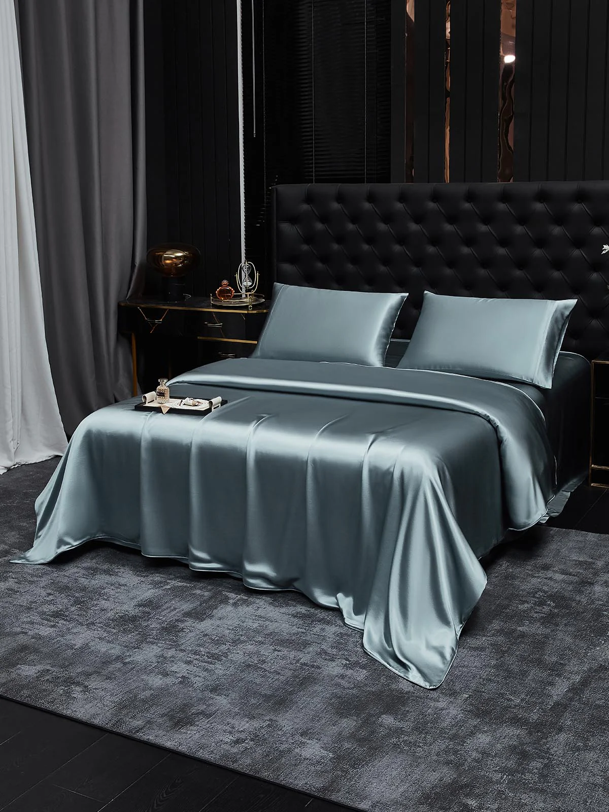 19Momme 3Pcs Silk Set Duvet Cover+2x Pillowcases - Image 77