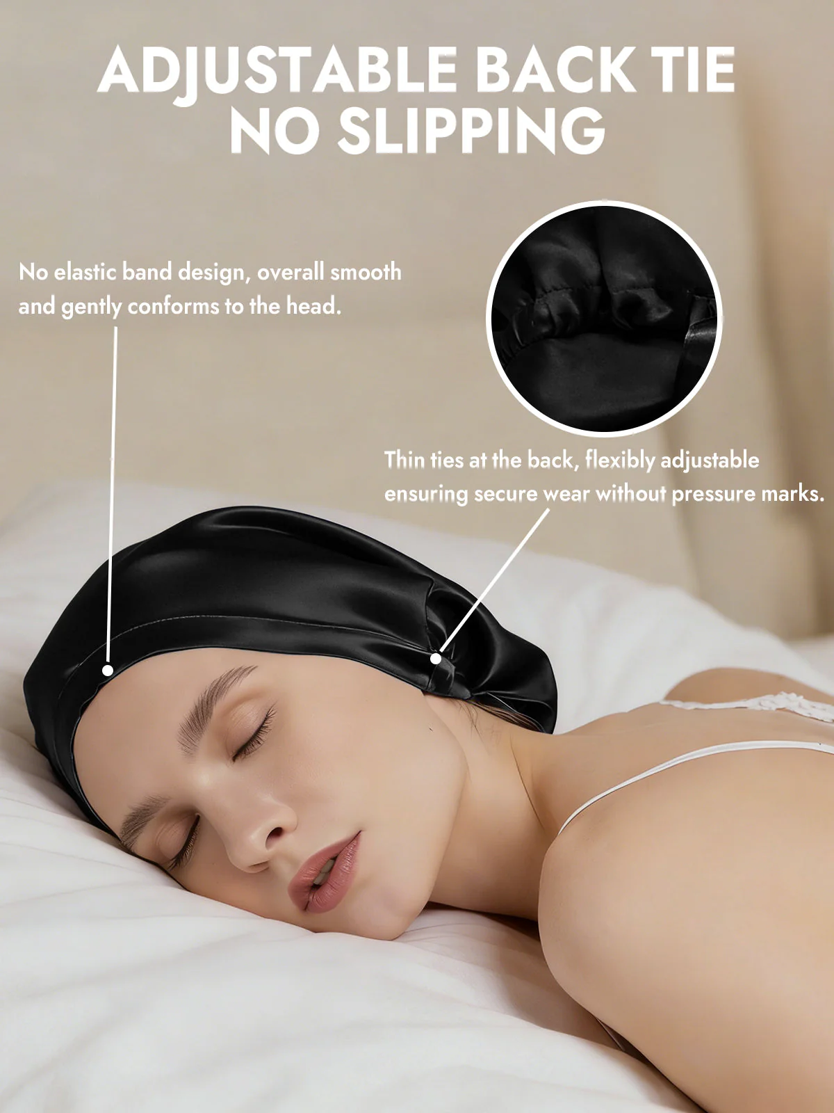 Pure Silk Elegant Long Bonnet - Image 13
