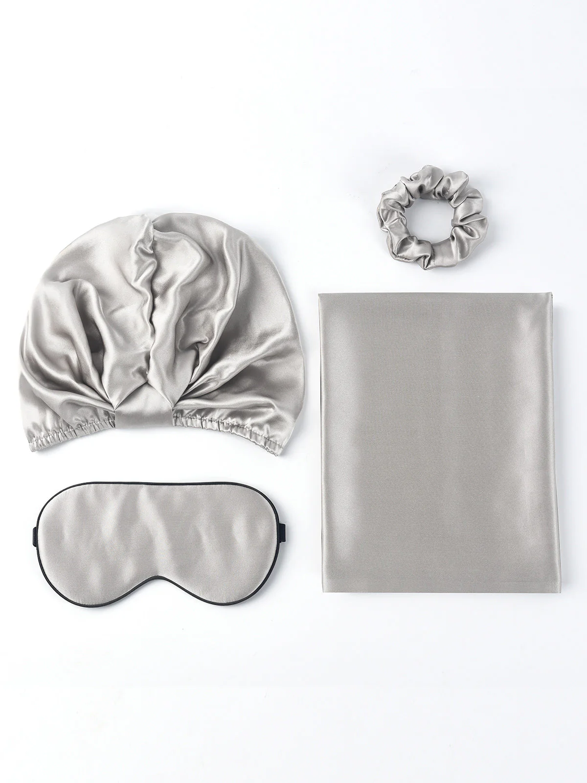 19Momme 4Pcs Set Silk Skin-Friendly Beauty Sleep Set (Envelope Pillowcase) - Image 48