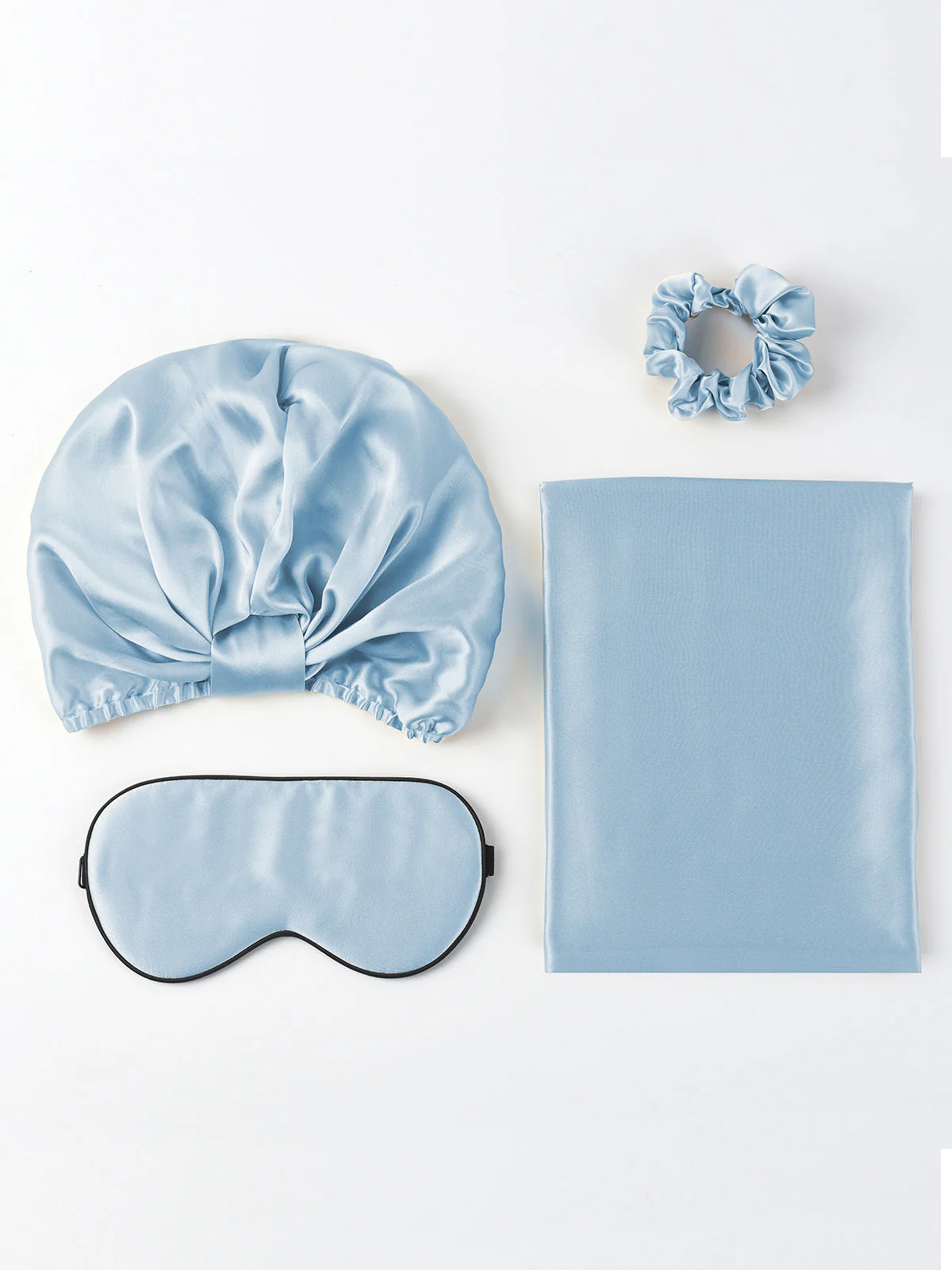 19Momme 4Pcs Set Silk Skin-Friendly Beauty Sleep Set (Envelope Pillowcase) - Image 63