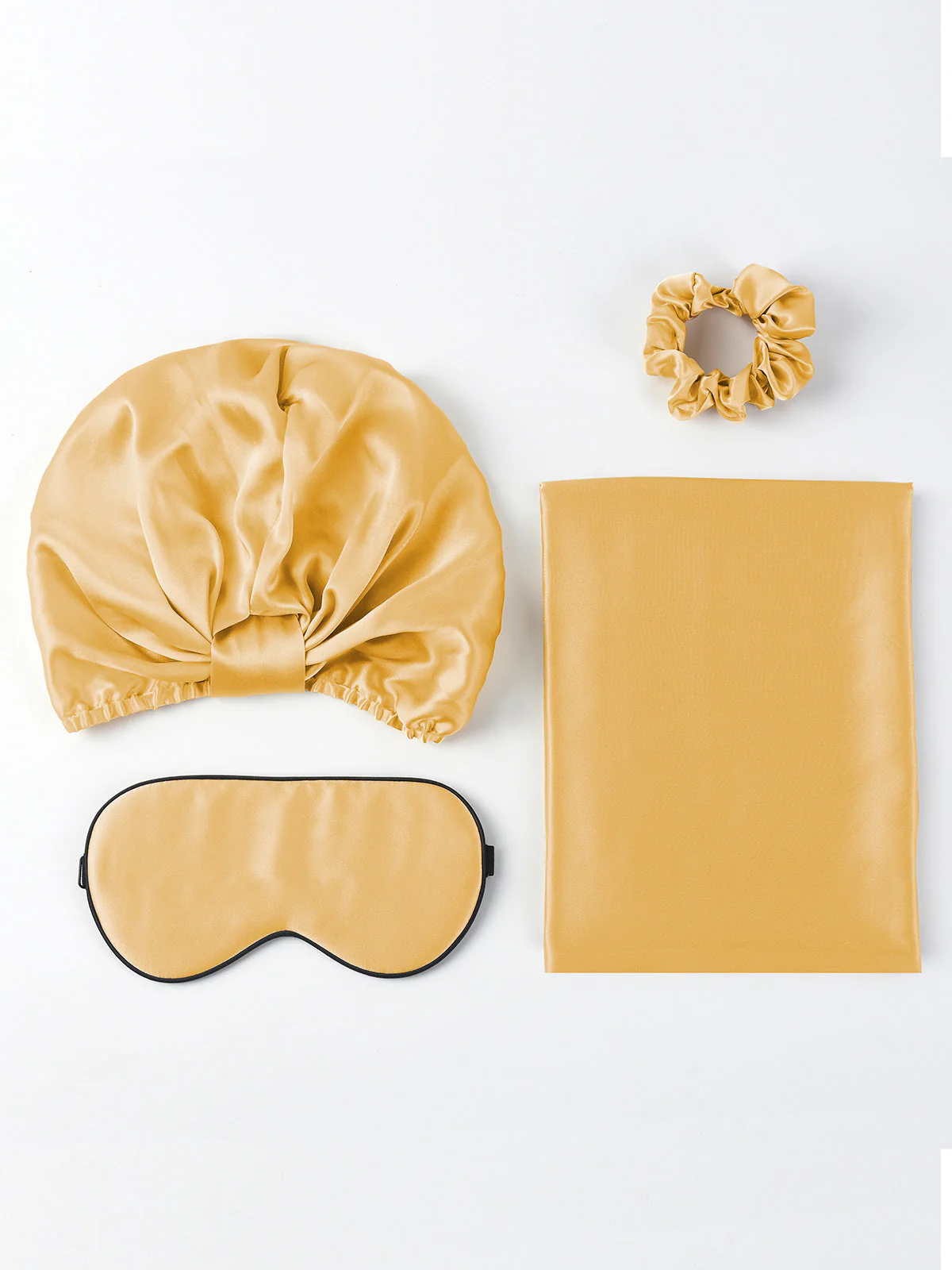 19Momme 4Pcs Set Silk Skin-Friendly Beauty Sleep Set (Hidden Zipper Pillowcase) - Image 10