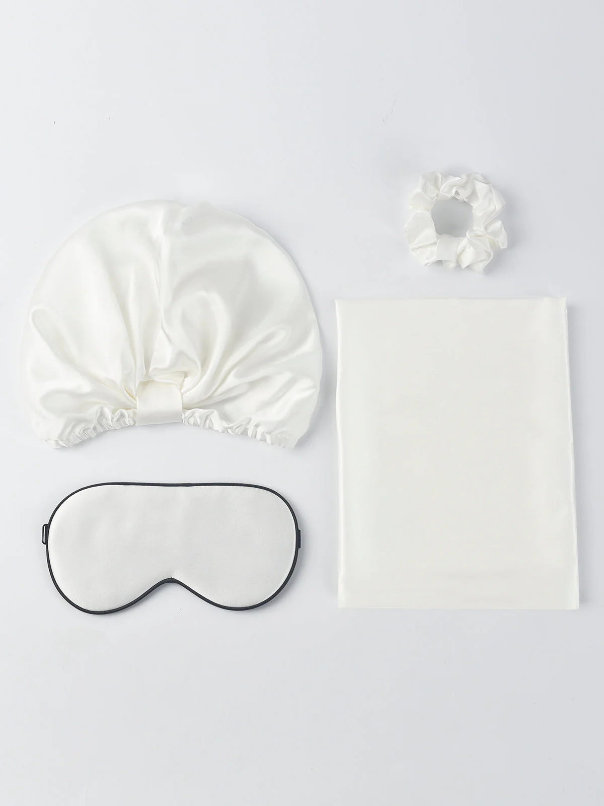19Momme 4Pcs Set Silk Skin-Friendly Beauty Sleep Set (Hidden Zipper Pillowcase) - Image 11
