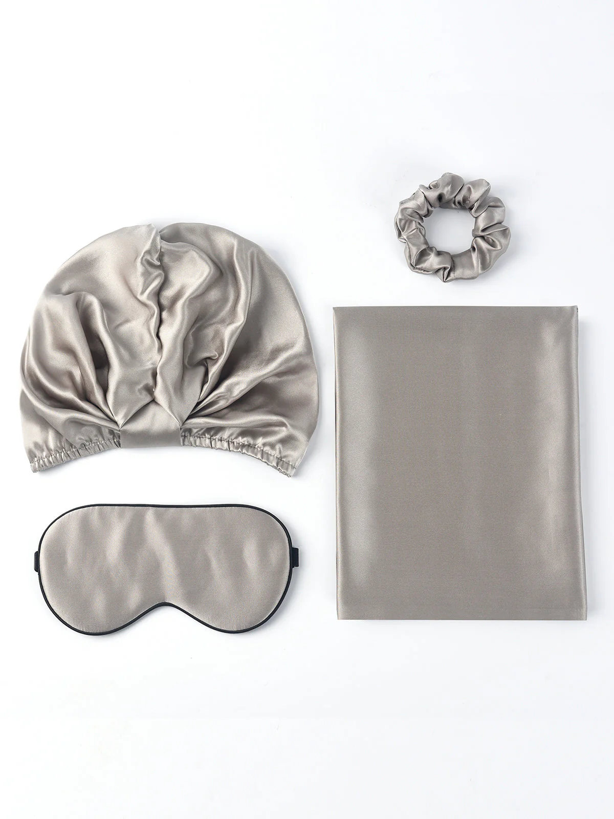 19Momme 4Pcs Set Silk Skin-Friendly Beauty Sleep Set (Hidden Zipper Pillowcase) - Image 20