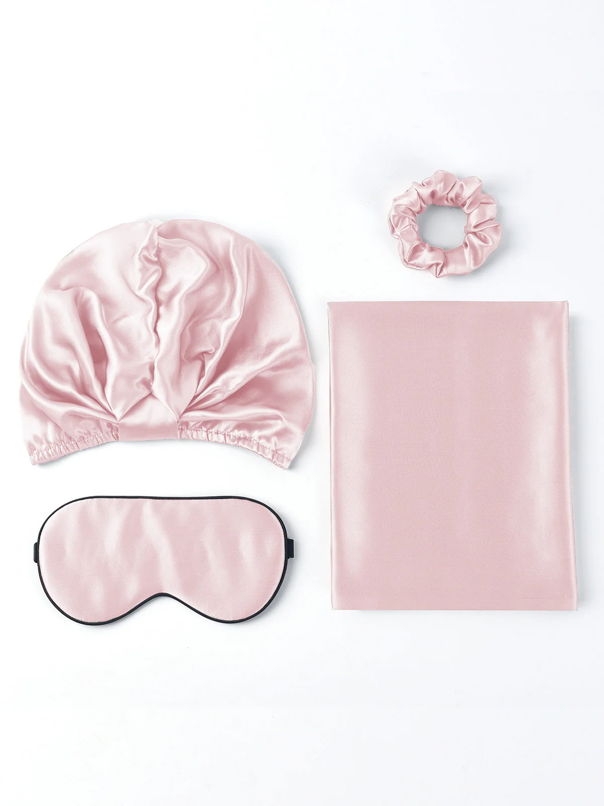 19Momme 4Pcs Set Silk Skin-Friendly Beauty Sleep Set (Hidden Zipper Pillowcase) - Image 5