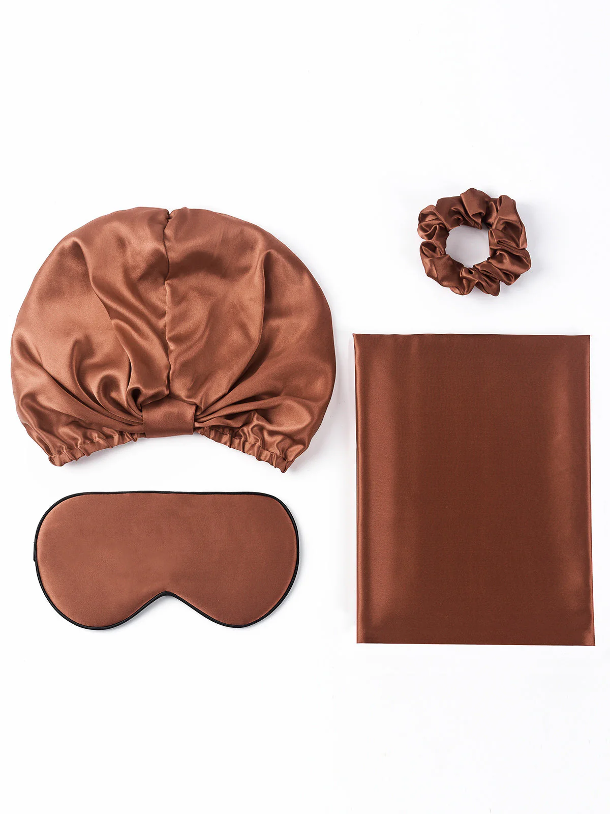 19Momme 4Pcs Set Silk Skin-Friendly Beauty Sleep Set (Hidden Zipper Pillowcase) - Image 53