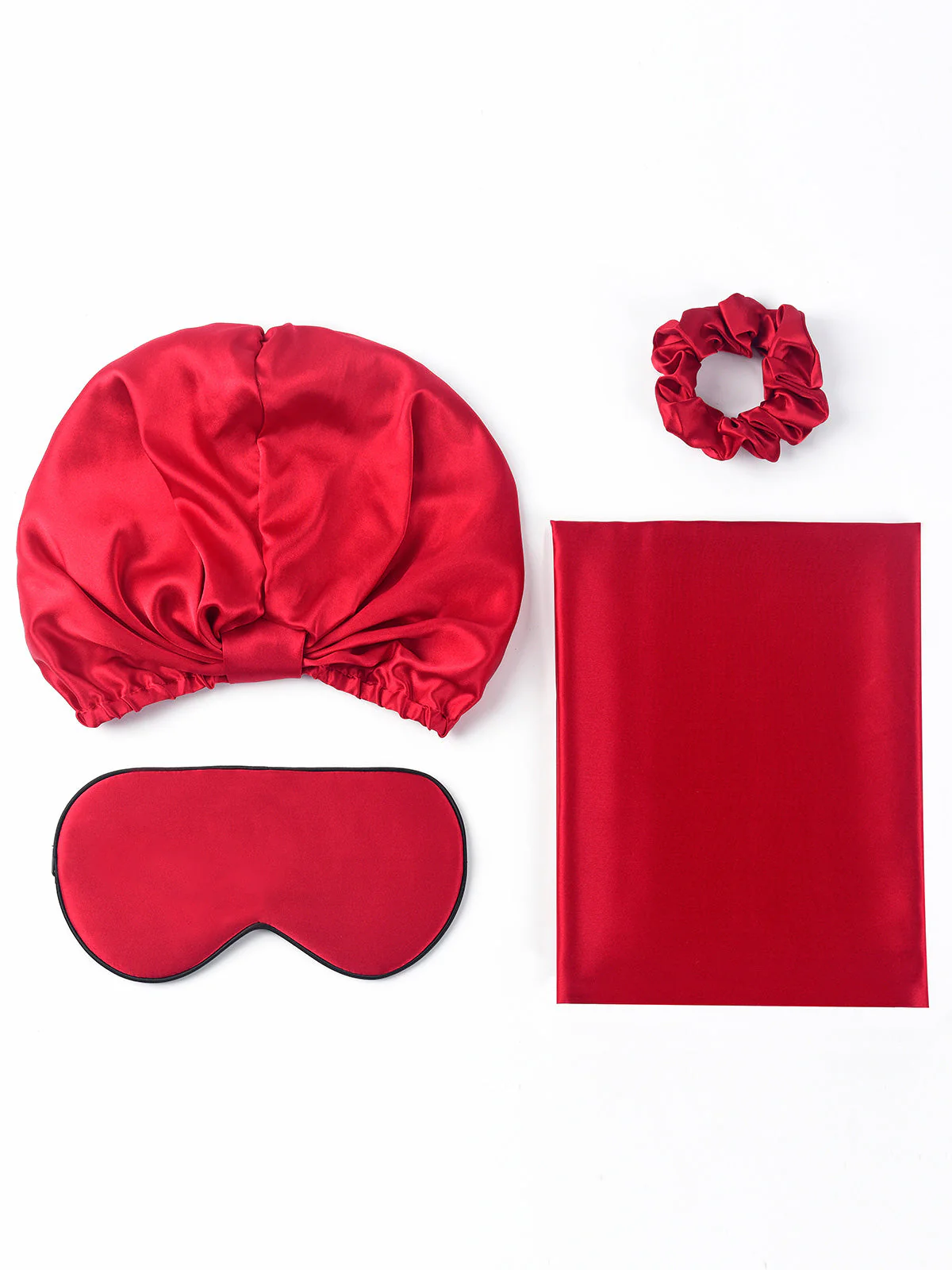 19Momme 4Pcs Set Silk Skin-Friendly Beauty Sleep Set (Hidden Zipper Pillowcase) - Image 54