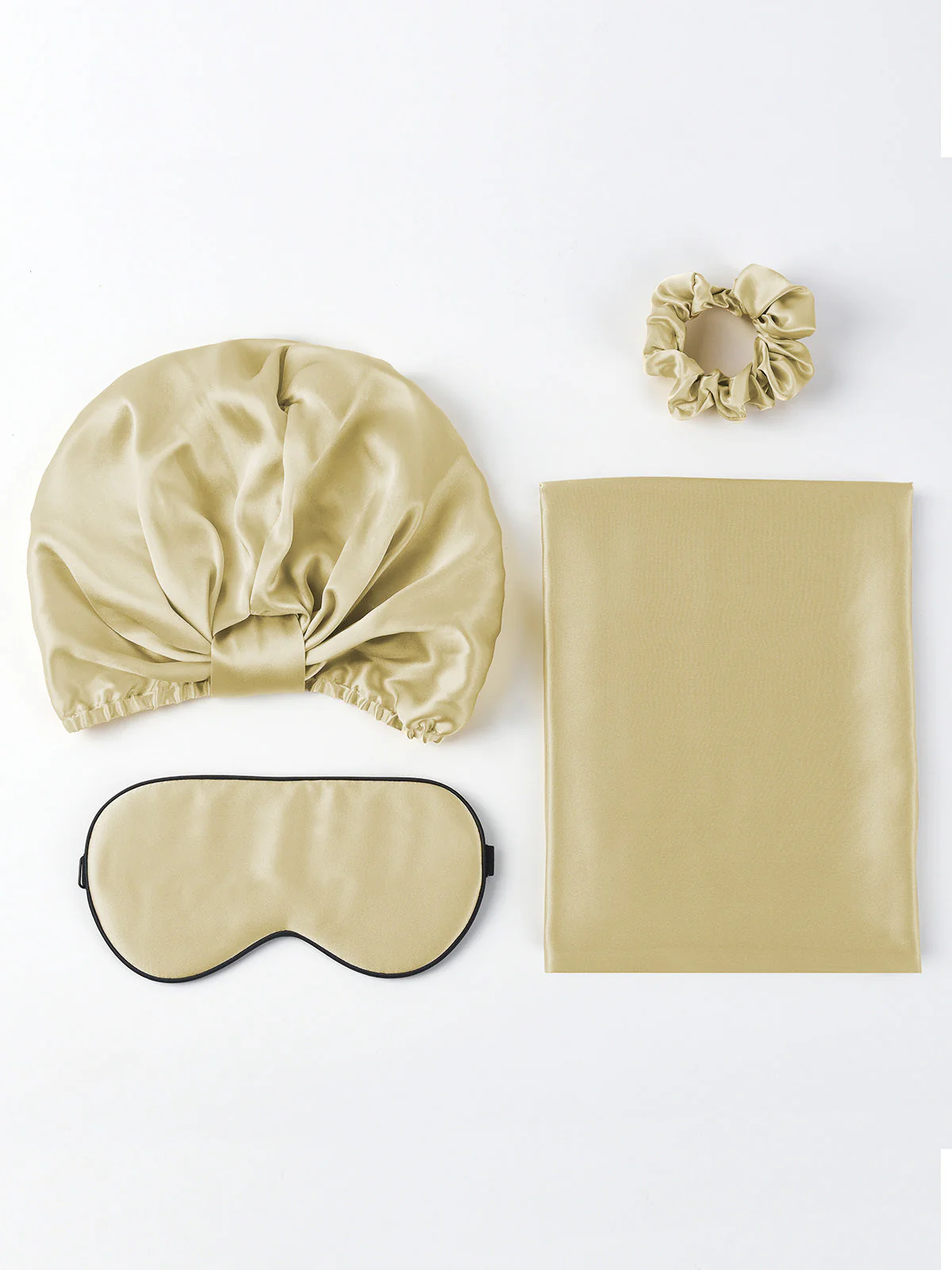 19Momme 4Pcs Set Silk Skin-Friendly Beauty Sleep Set (Hidden Zipper Pillowcase) - Image 68