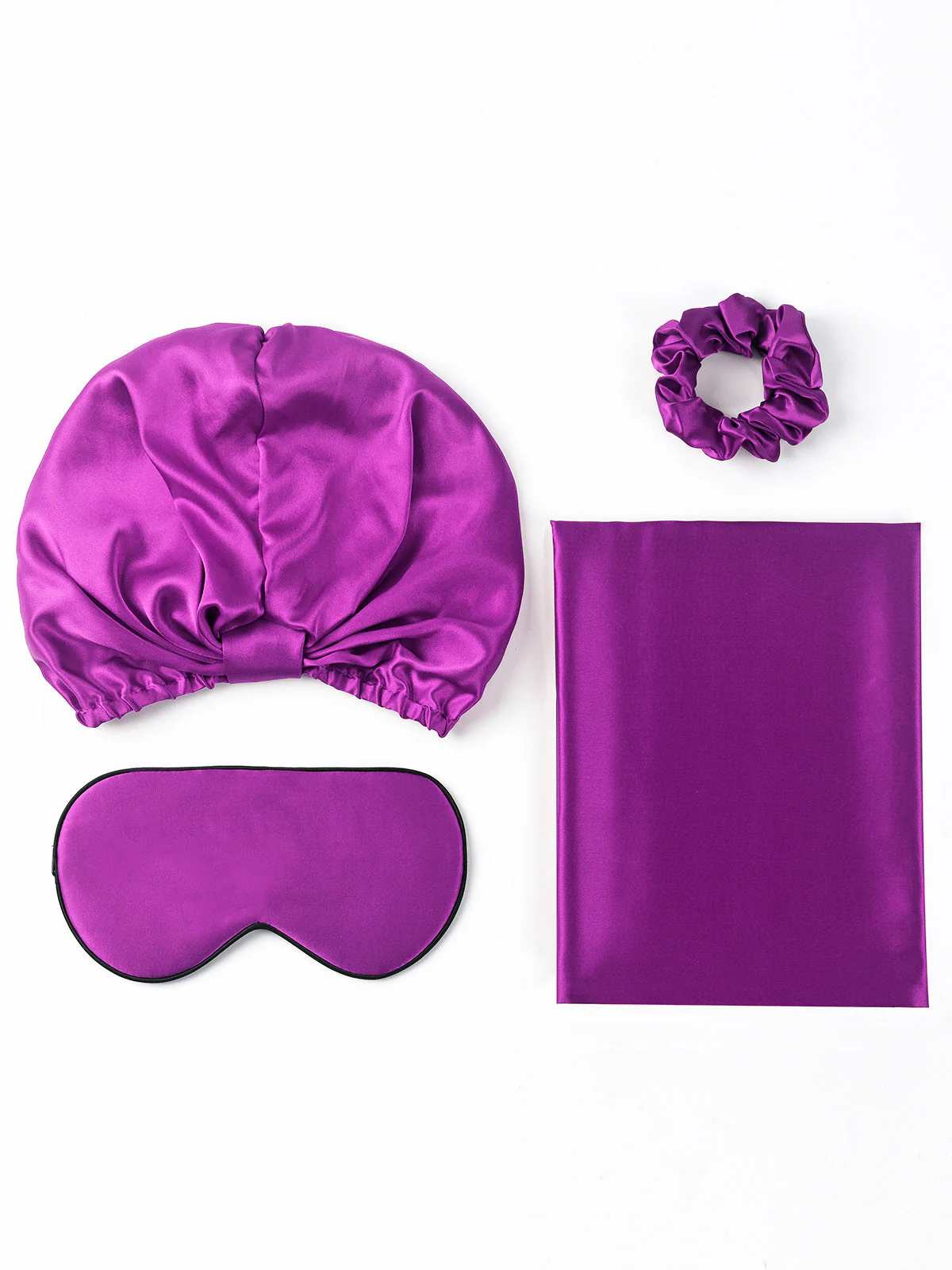 19Momme 4Pcs Set Silk Skin-Friendly Beauty Sleep Set (Hidden Zipper Pillowcase) - Image 73