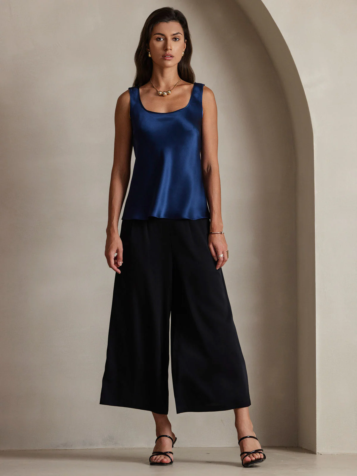 Clearance - 19Momme Silk Sleeveless U Neck Women's Tank Top - Image 16