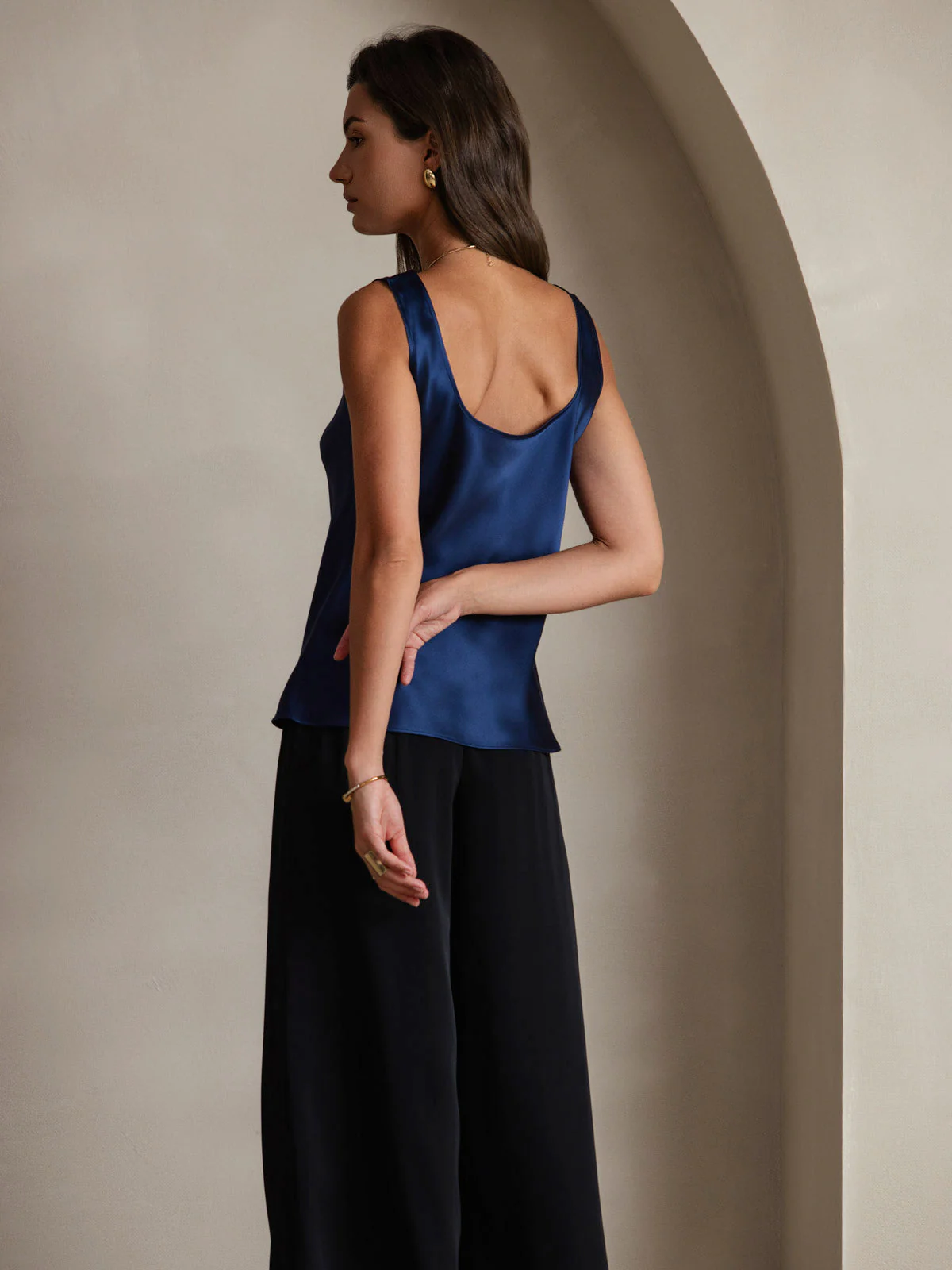 Clearance(US Warehouse) - 19Momme Silk Sleeveless U Neck Women's Tank Top - Image 12