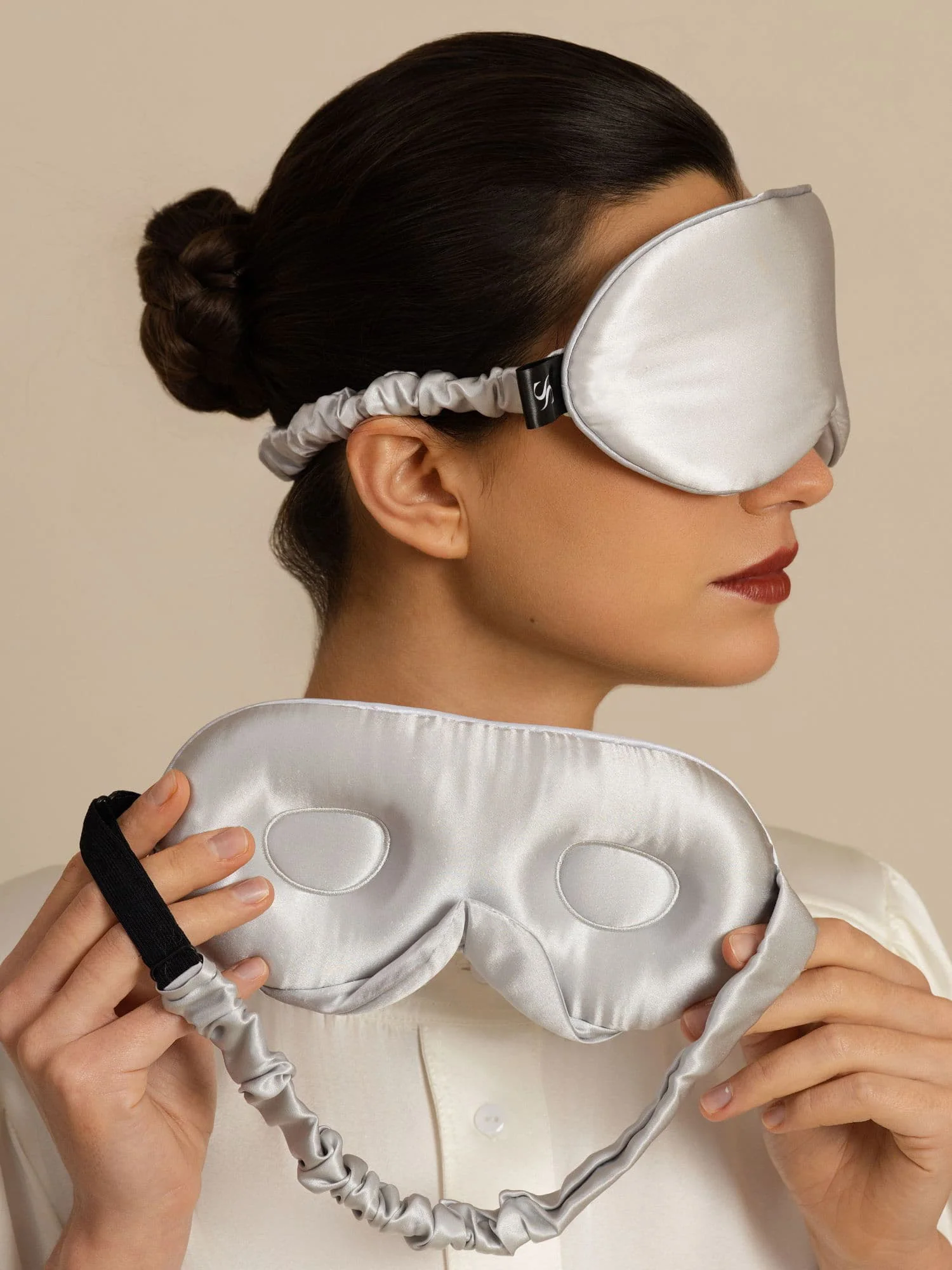 22 Momme Pure Silk 3D Sleep Mask With Upgraded Nose Wings - Image 17