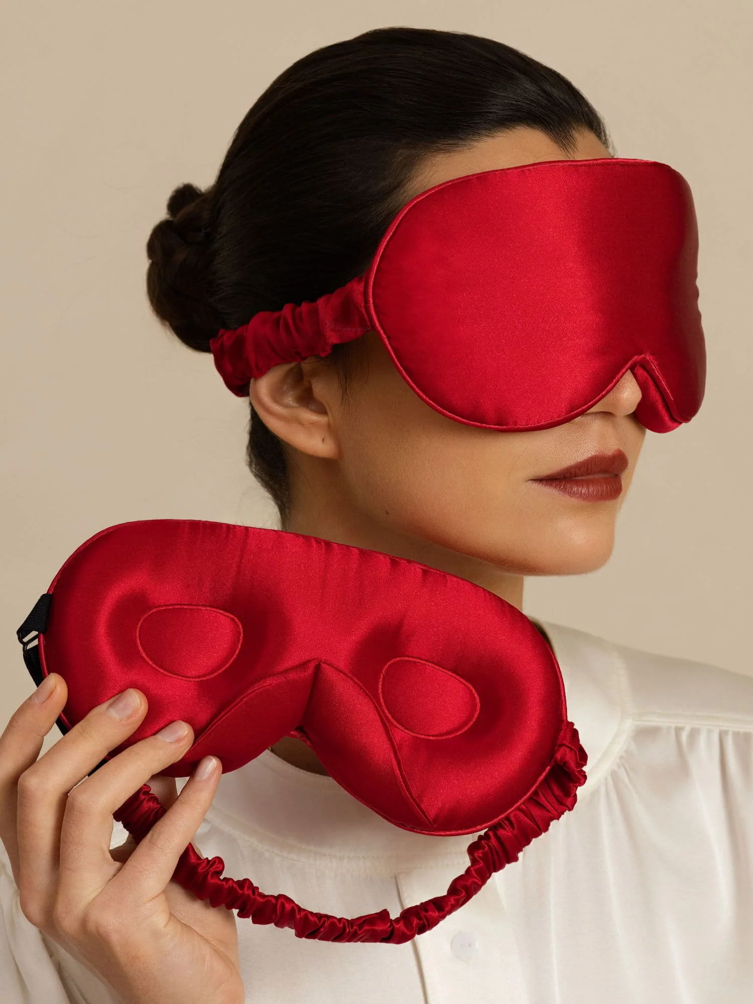 22 Momme Pure Silk 3D Sleep Mask With Upgraded Nose Wings - Image 22