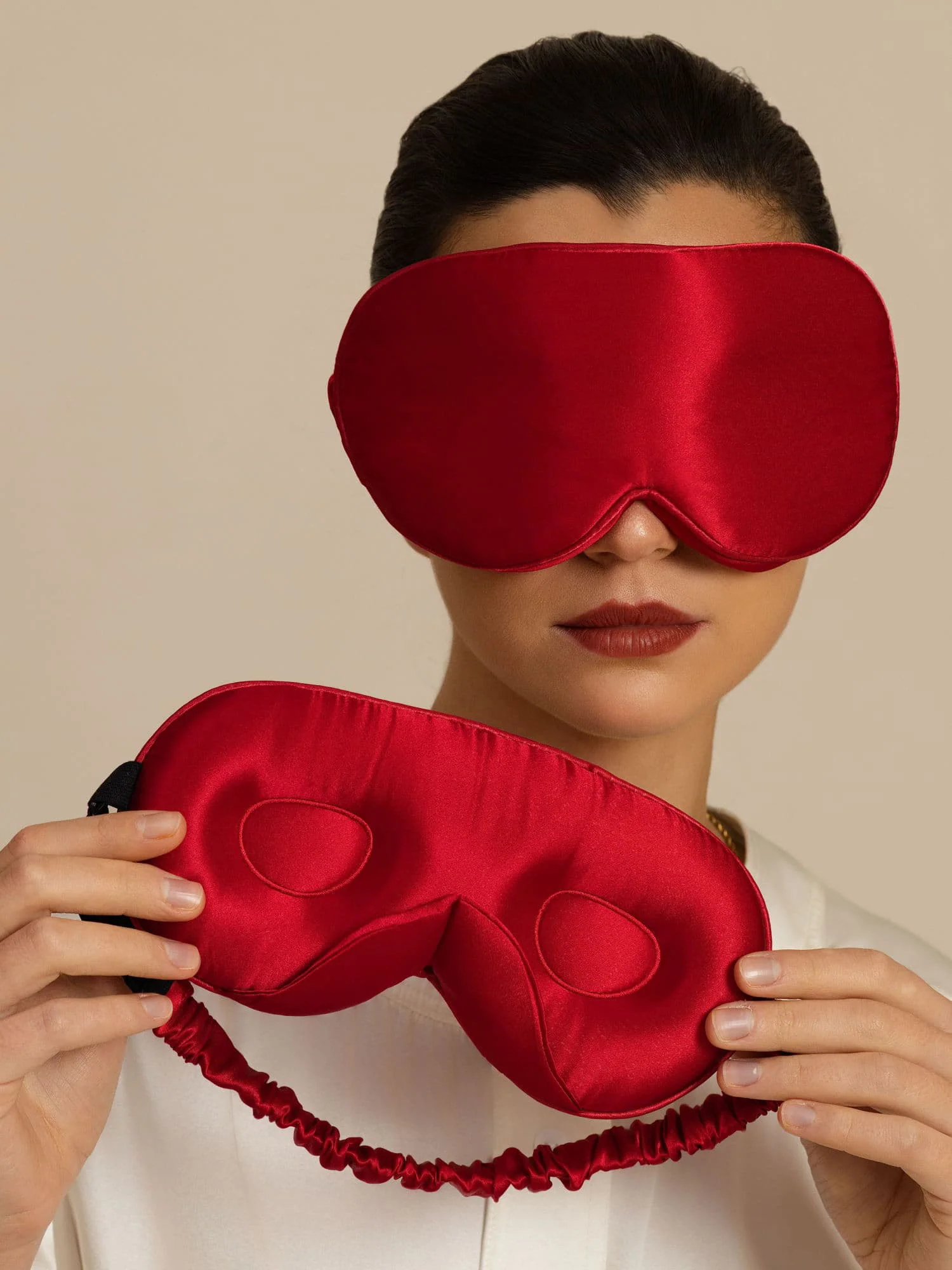 22 Momme Pure Silk 3D Sleep Mask With Upgraded Nose Wings - Image 23