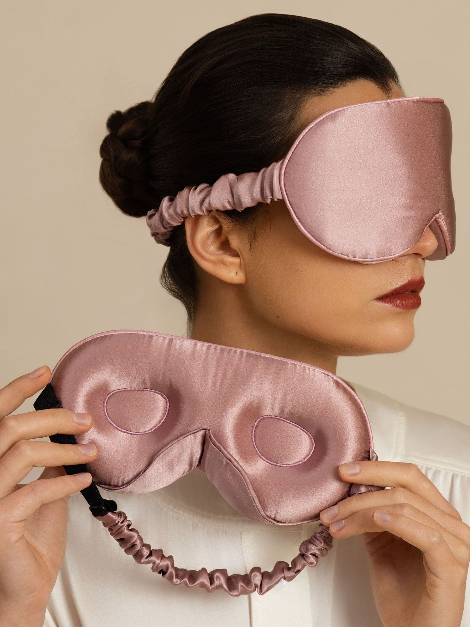 22 Momme Pure Silk 3D Sleep Mask With Upgraded Nose Wings - Image 3