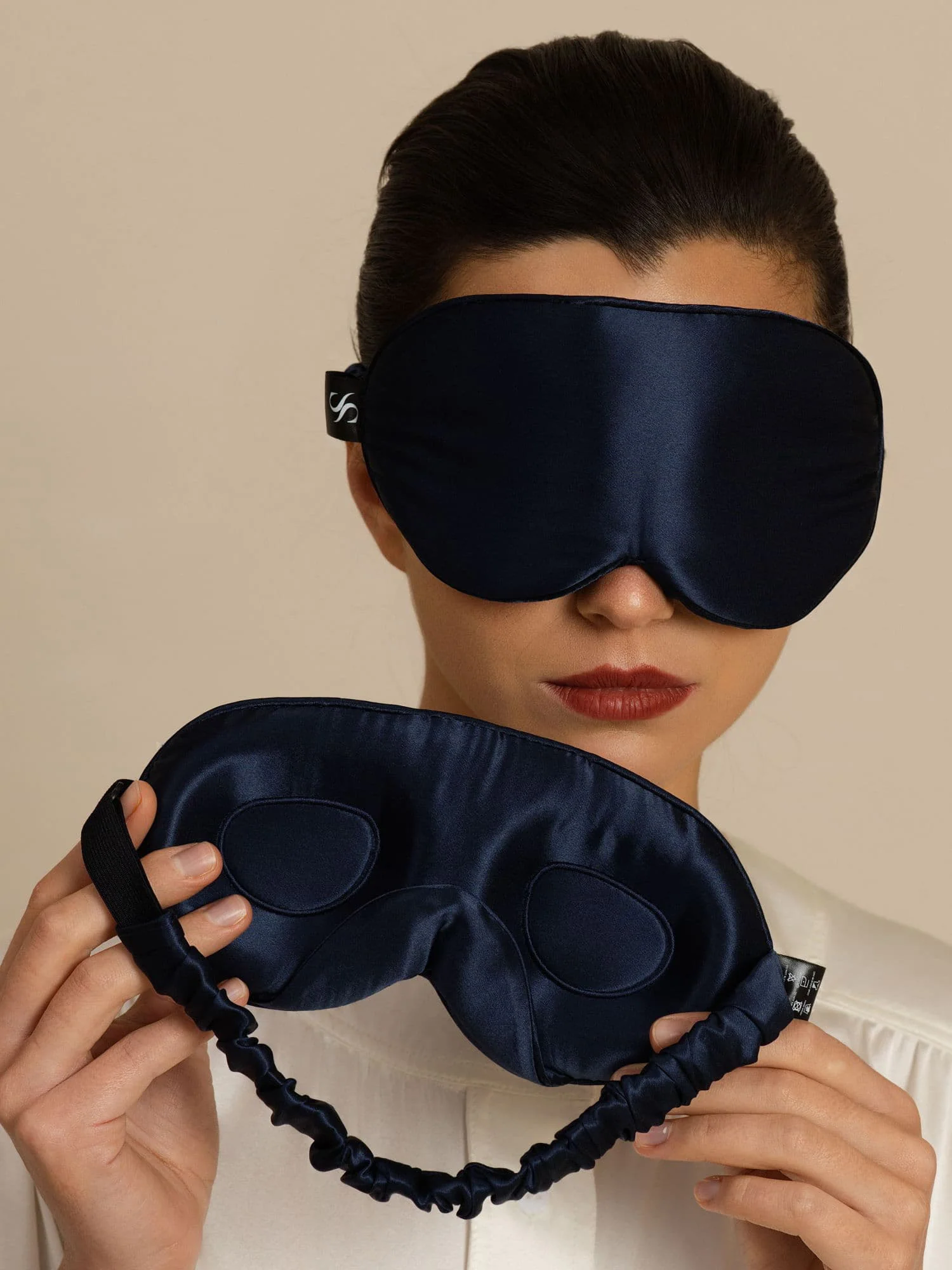 22 Momme Pure Silk 3D Sleep Mask With Upgraded Nose Wings - Image 5
