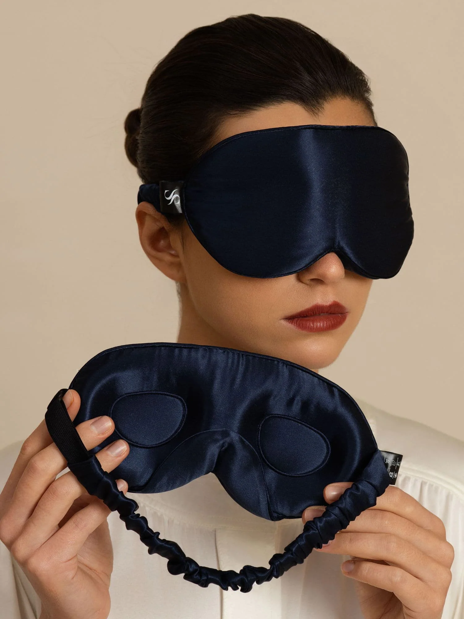 22 Momme Pure Silk 3D Sleep Mask With Upgraded Nose Wings - Image 6