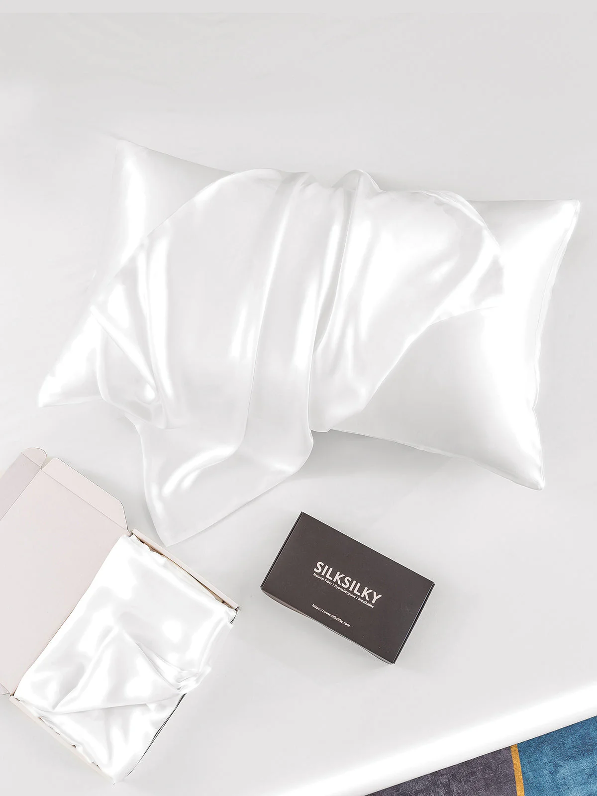22Momme 100% Pure Silk Pillowcase - Envelope Closure - Image 14