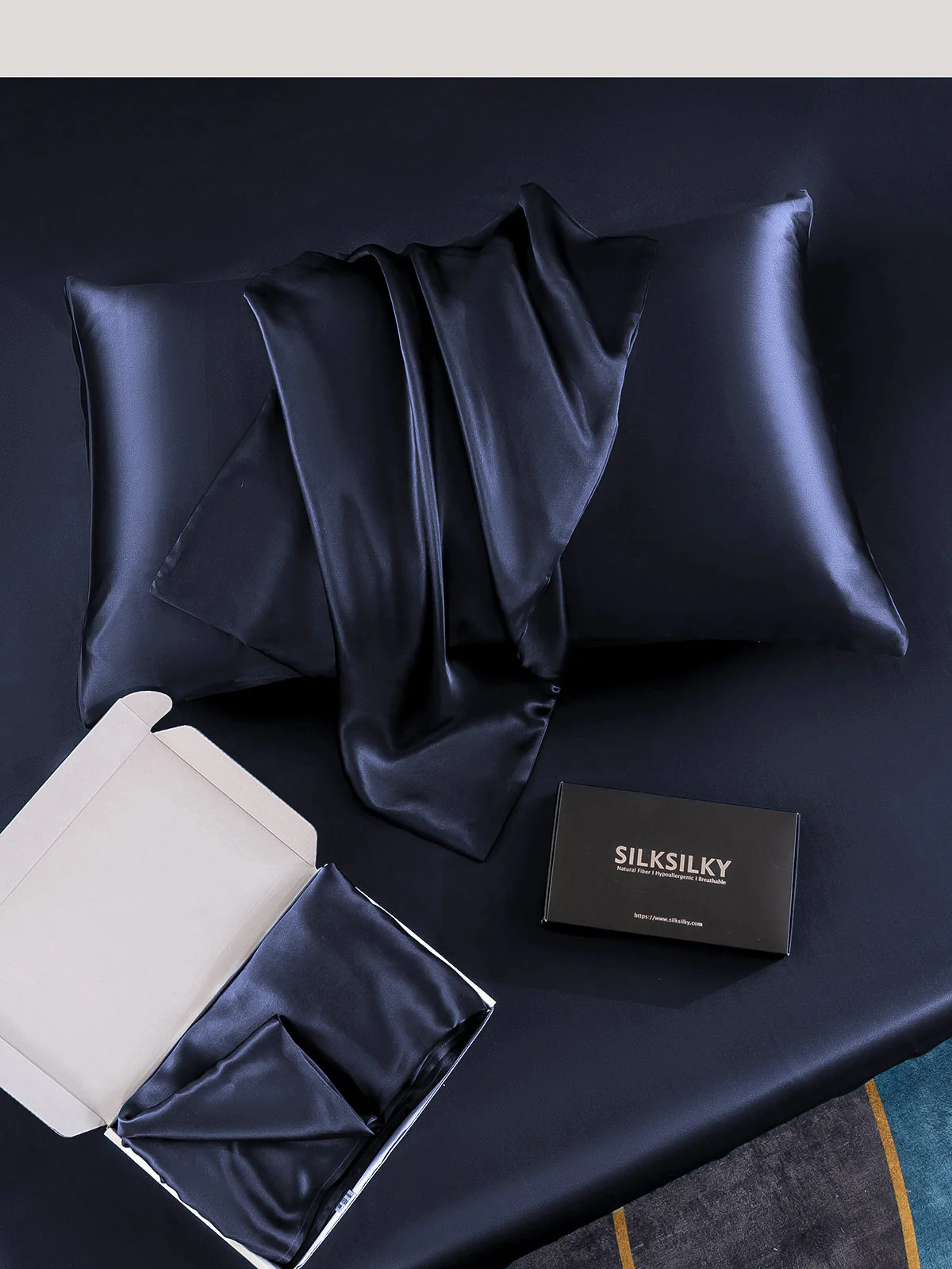 22Momme 100% Pure Silk Pillowcase - Envelope Closure - Image 32