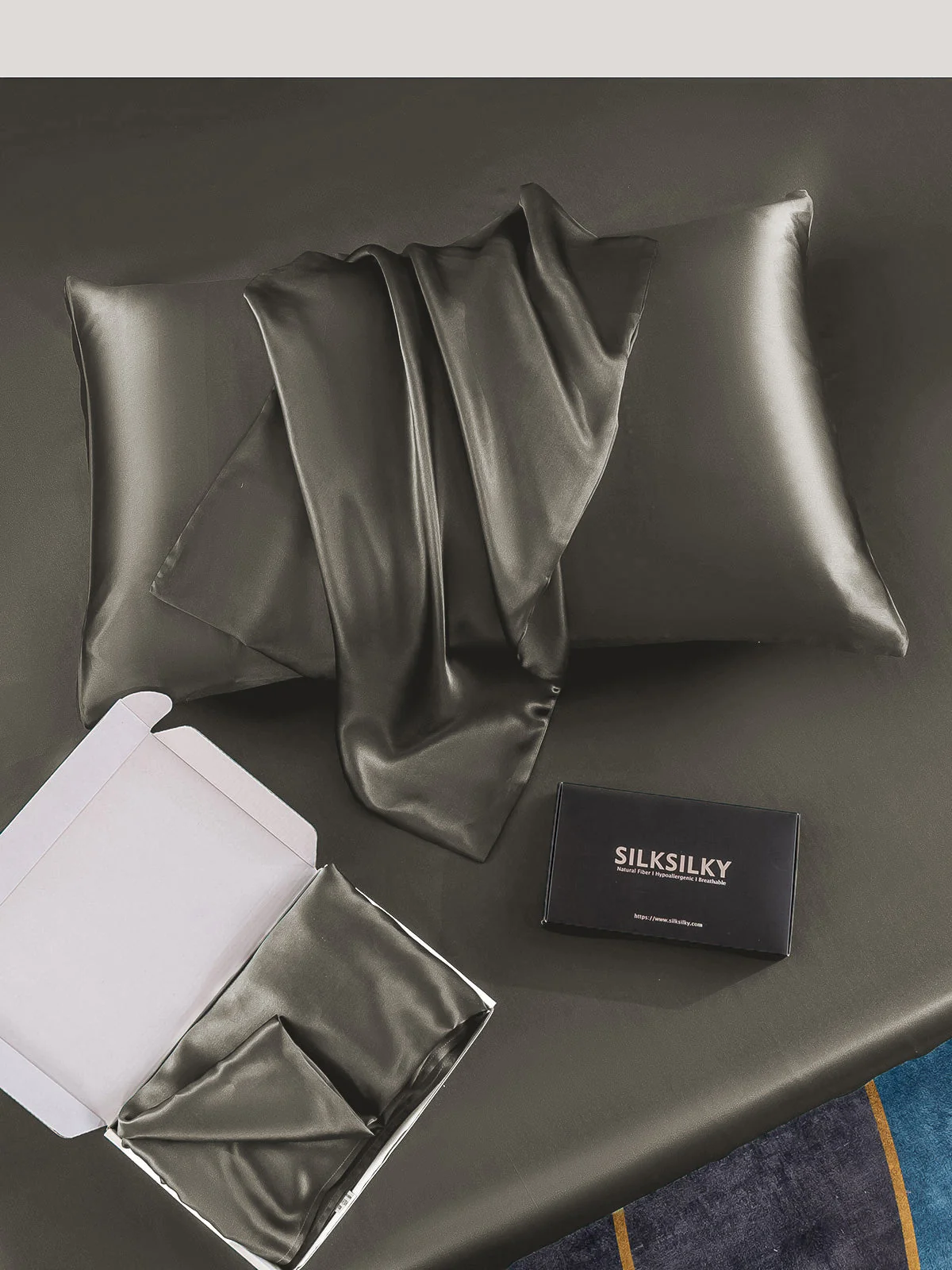 22Momme 100% Pure Silk Pillowcase - Envelope Closure - Image 38